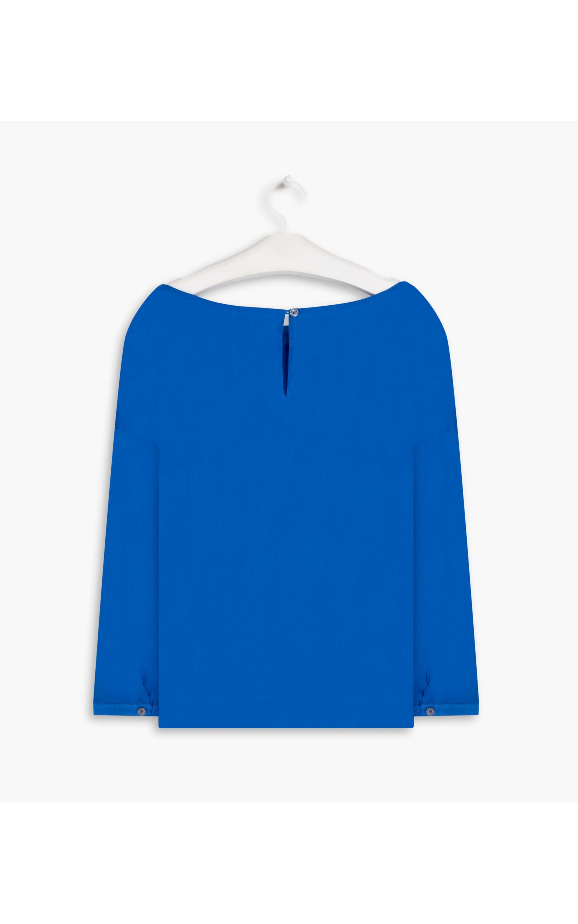Blusa Linho Nalu Azul Bic
