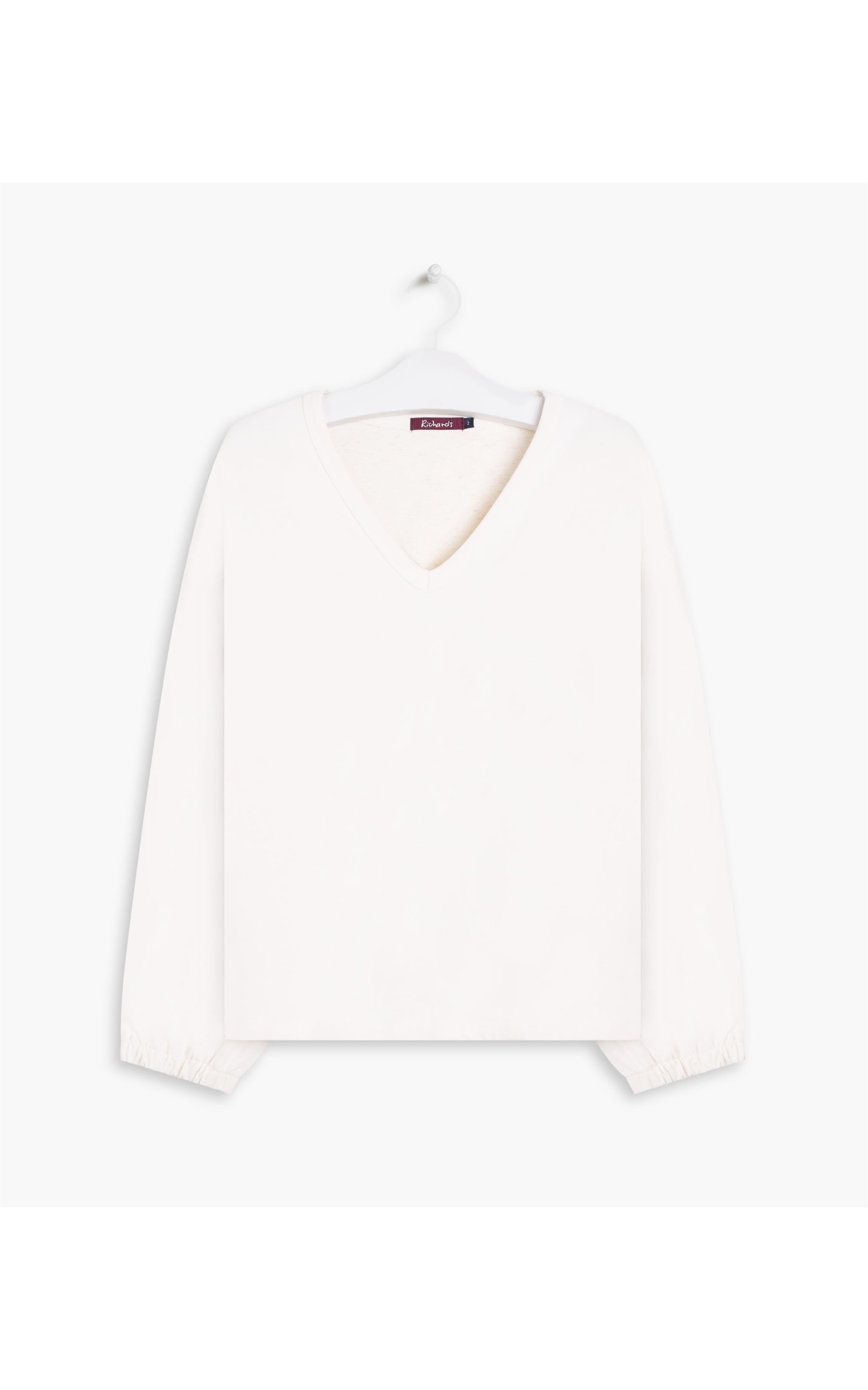  Blusa Linho  Nati Moletinho  Natural