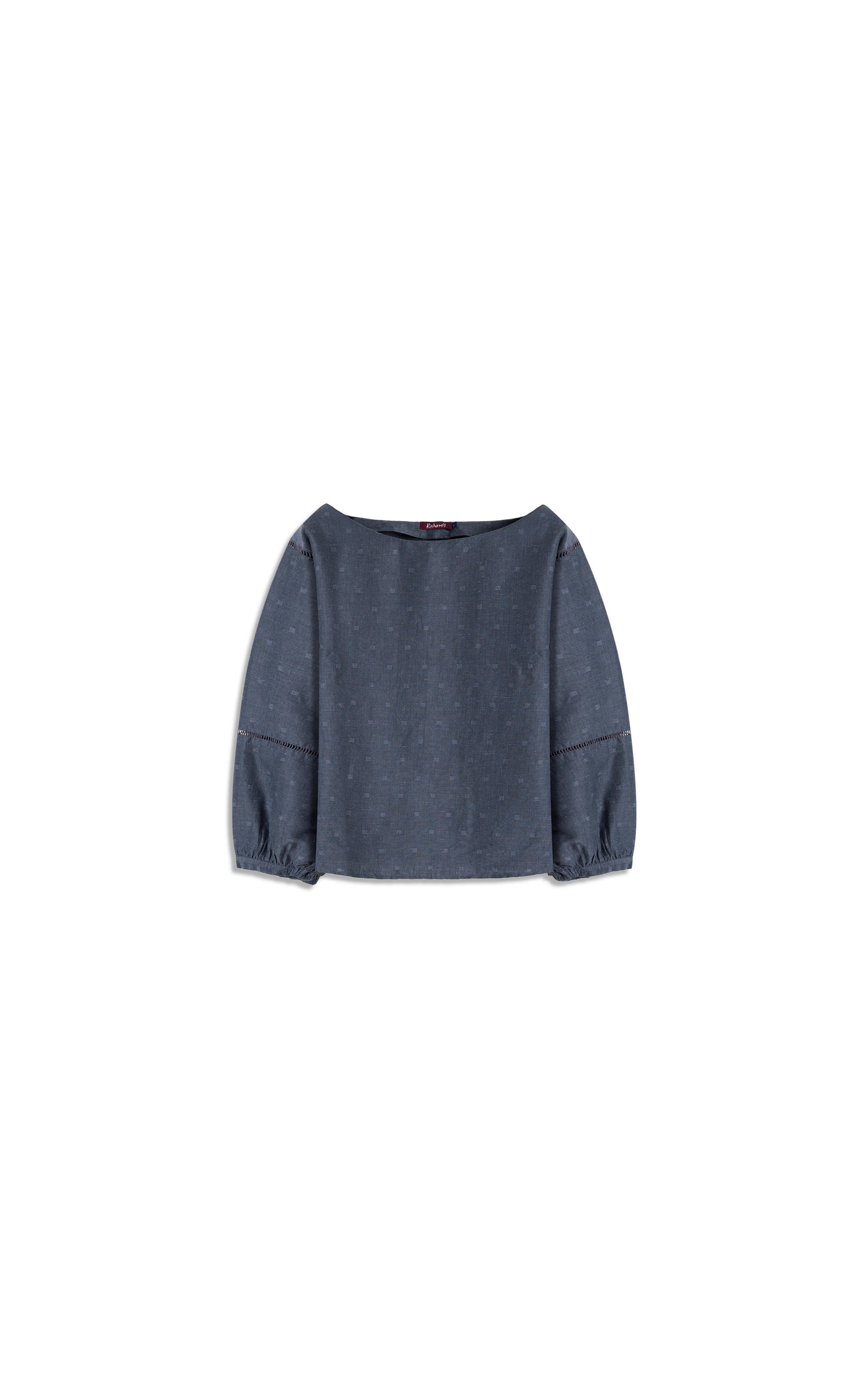 Blusa Linho  Nice Azul Bic