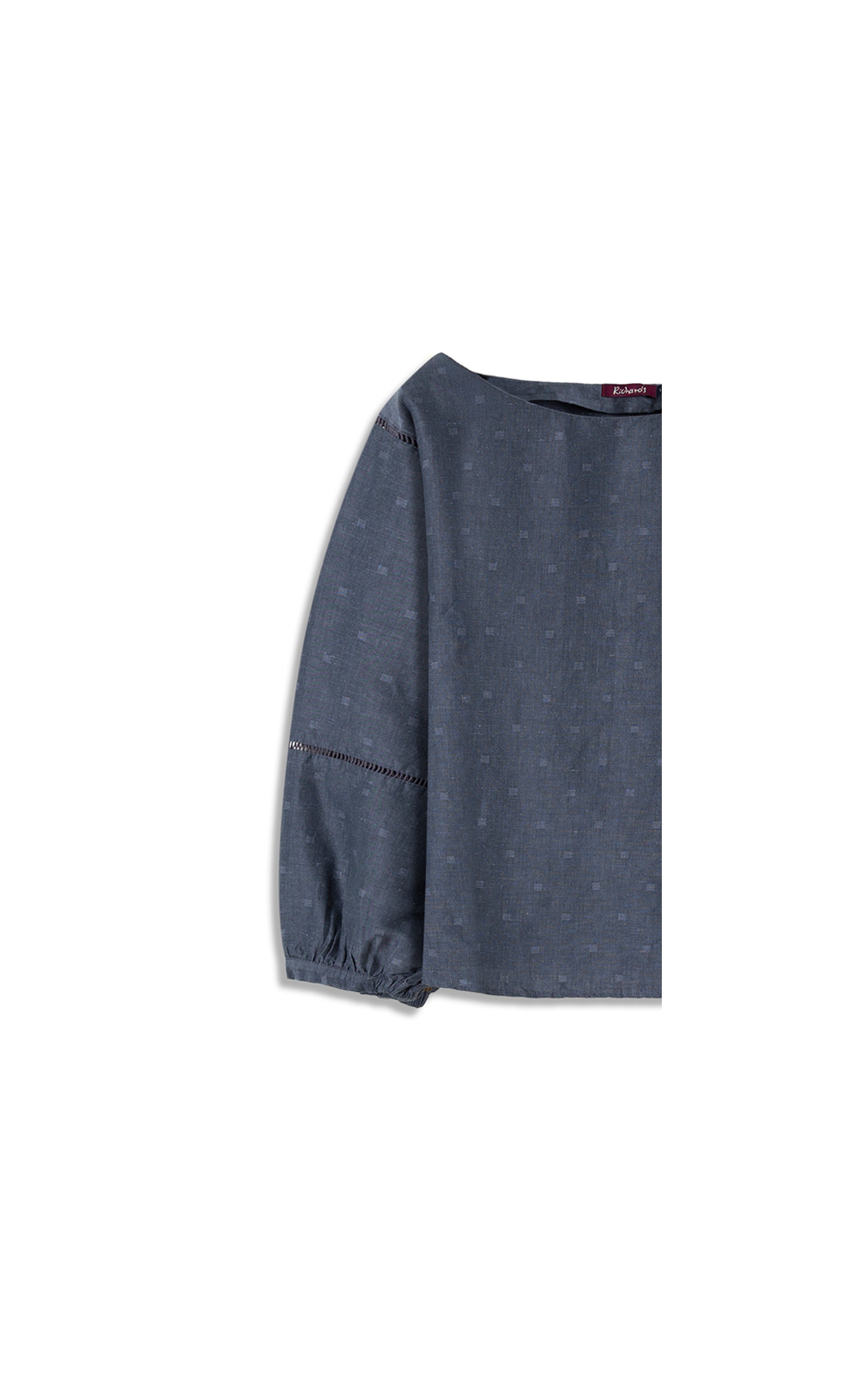 Blusa Linho  Nice Azul Bic