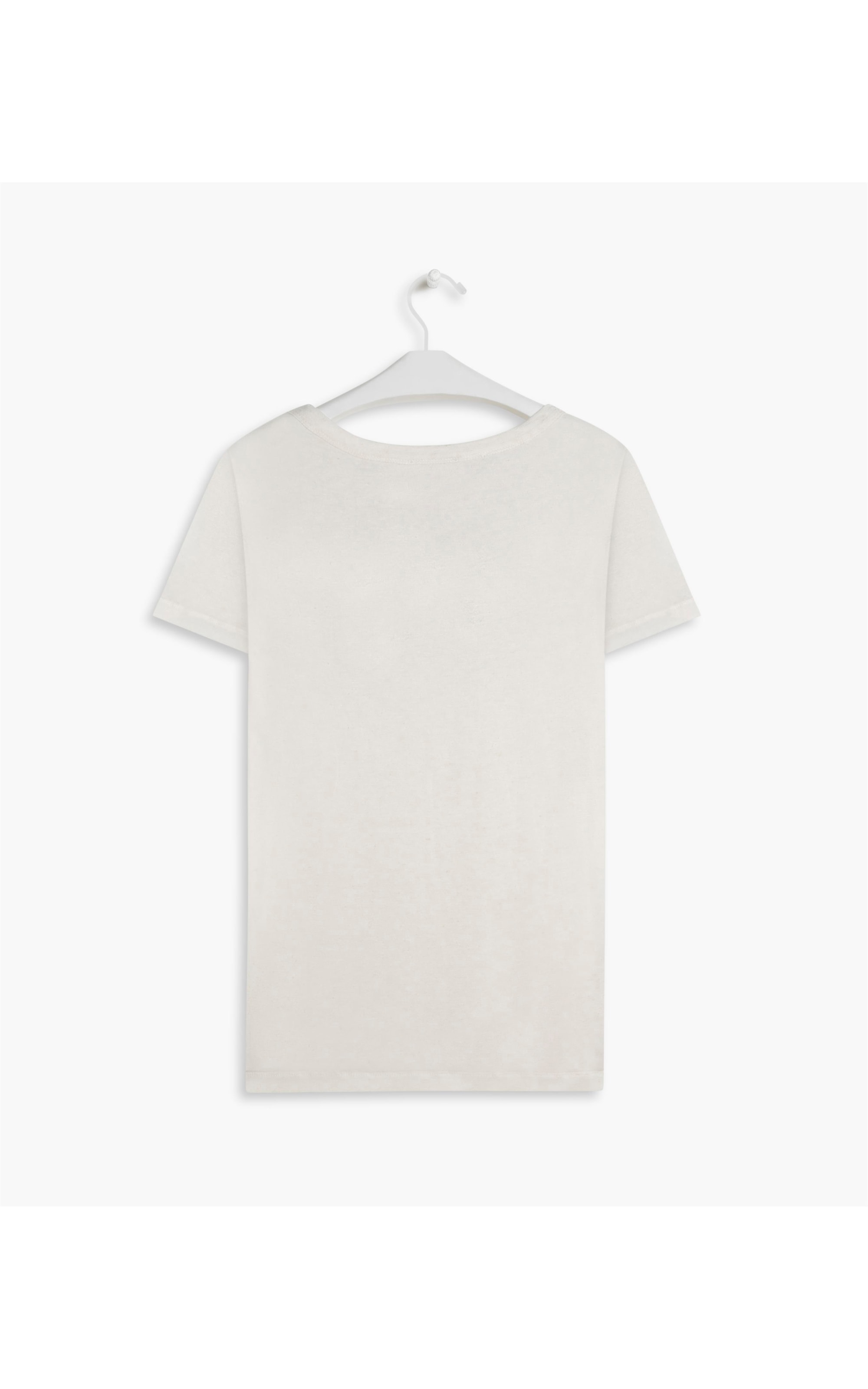 Blusa Linho  Olga Peixe Passaro Branco