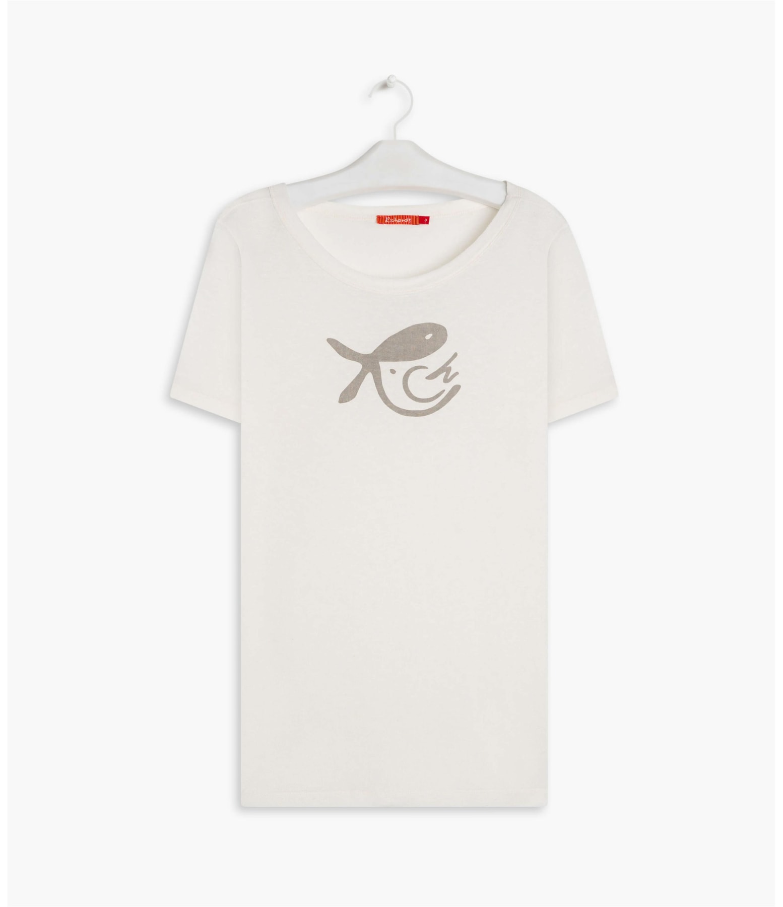 Blusa Linho  Olga Peixe Passaro  Off White