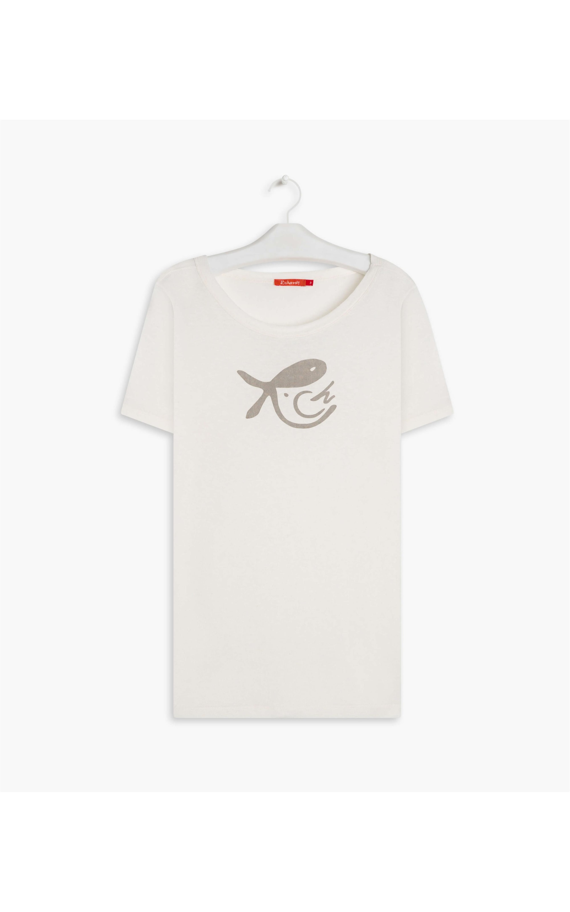 Blusa Linho  Olga Peixe Passaro  Off White