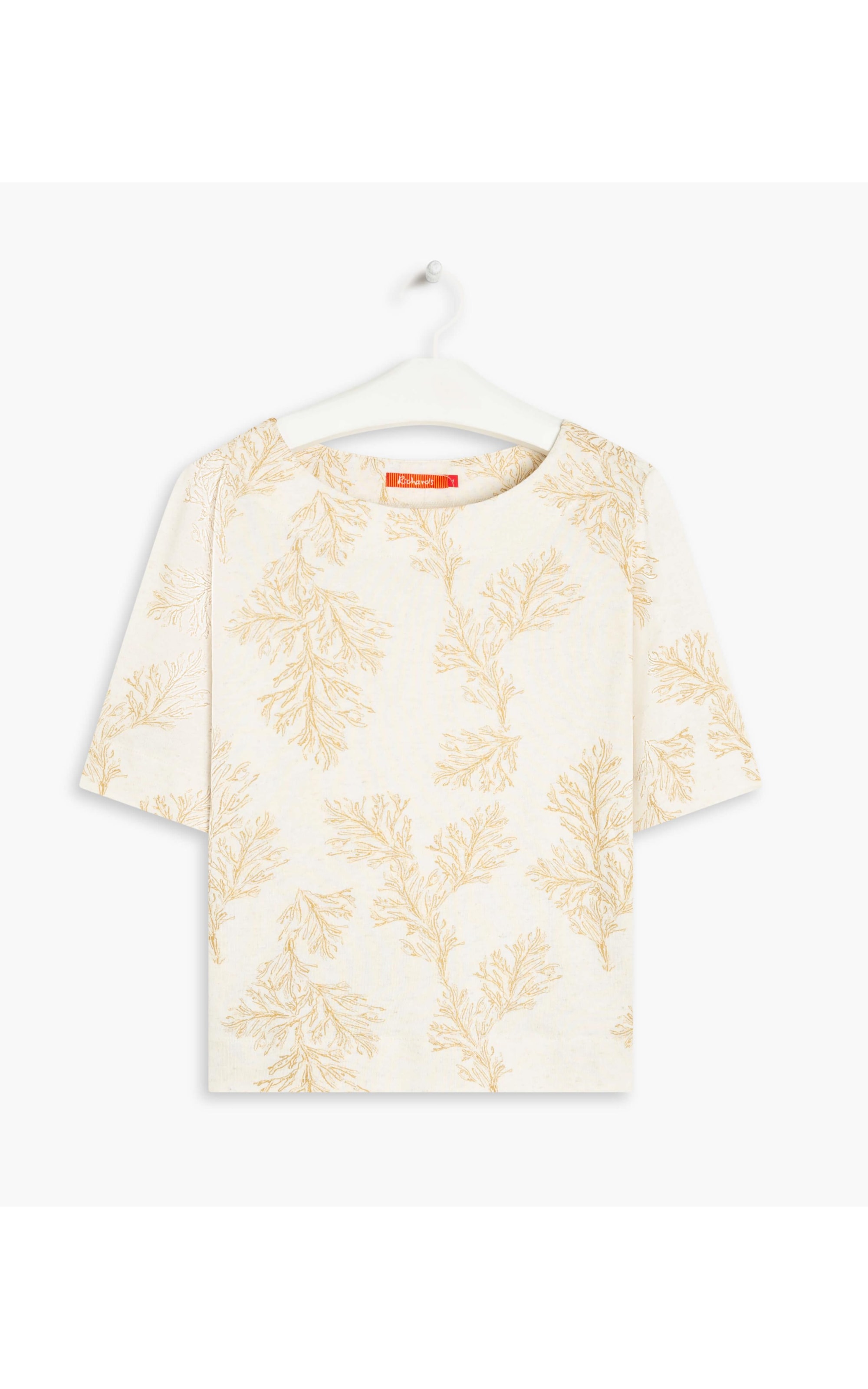 Blusa Linho  Paula Metalizada Dourado