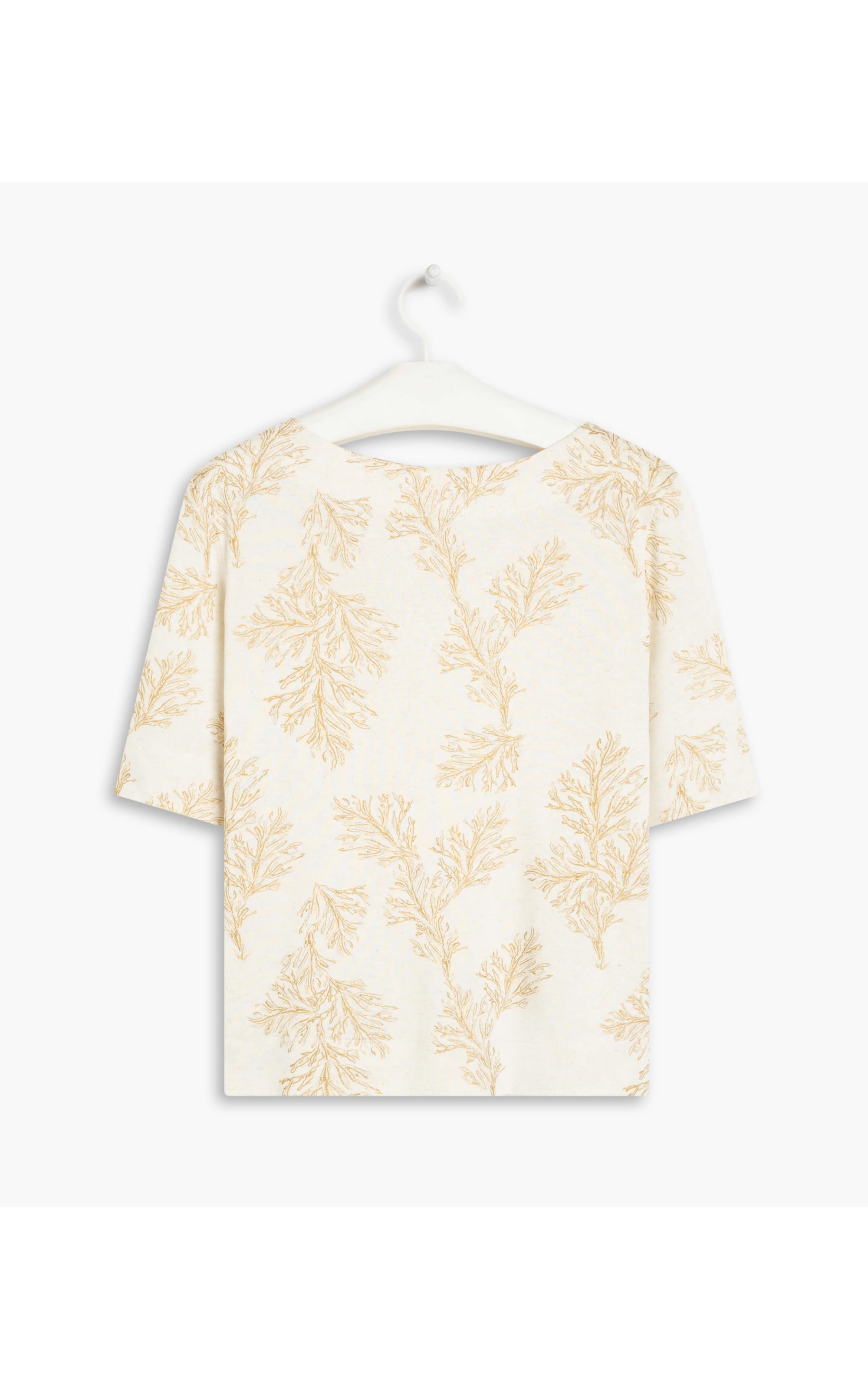 Blusa Linho  Paula Metalizada Dourado