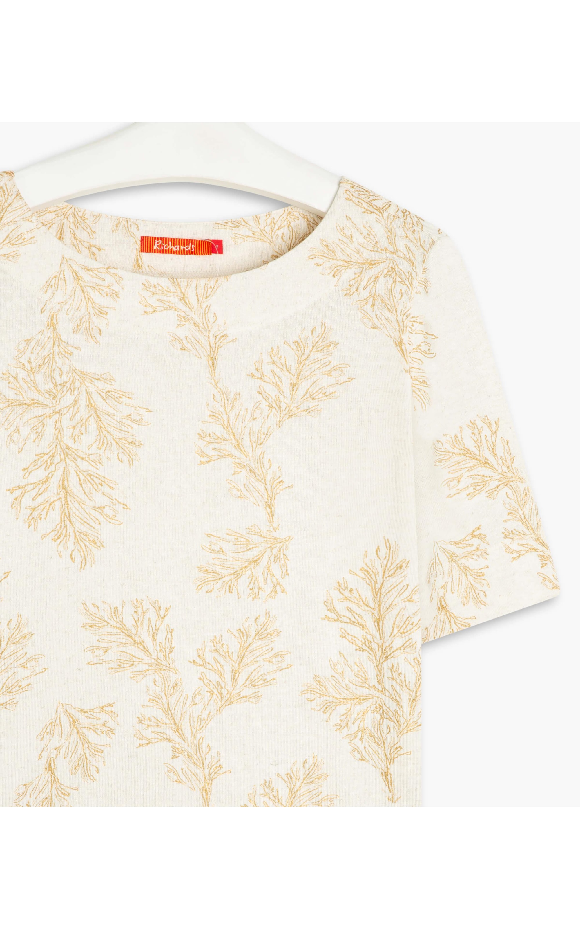 Blusa Linho  Paula Metalizada Dourado