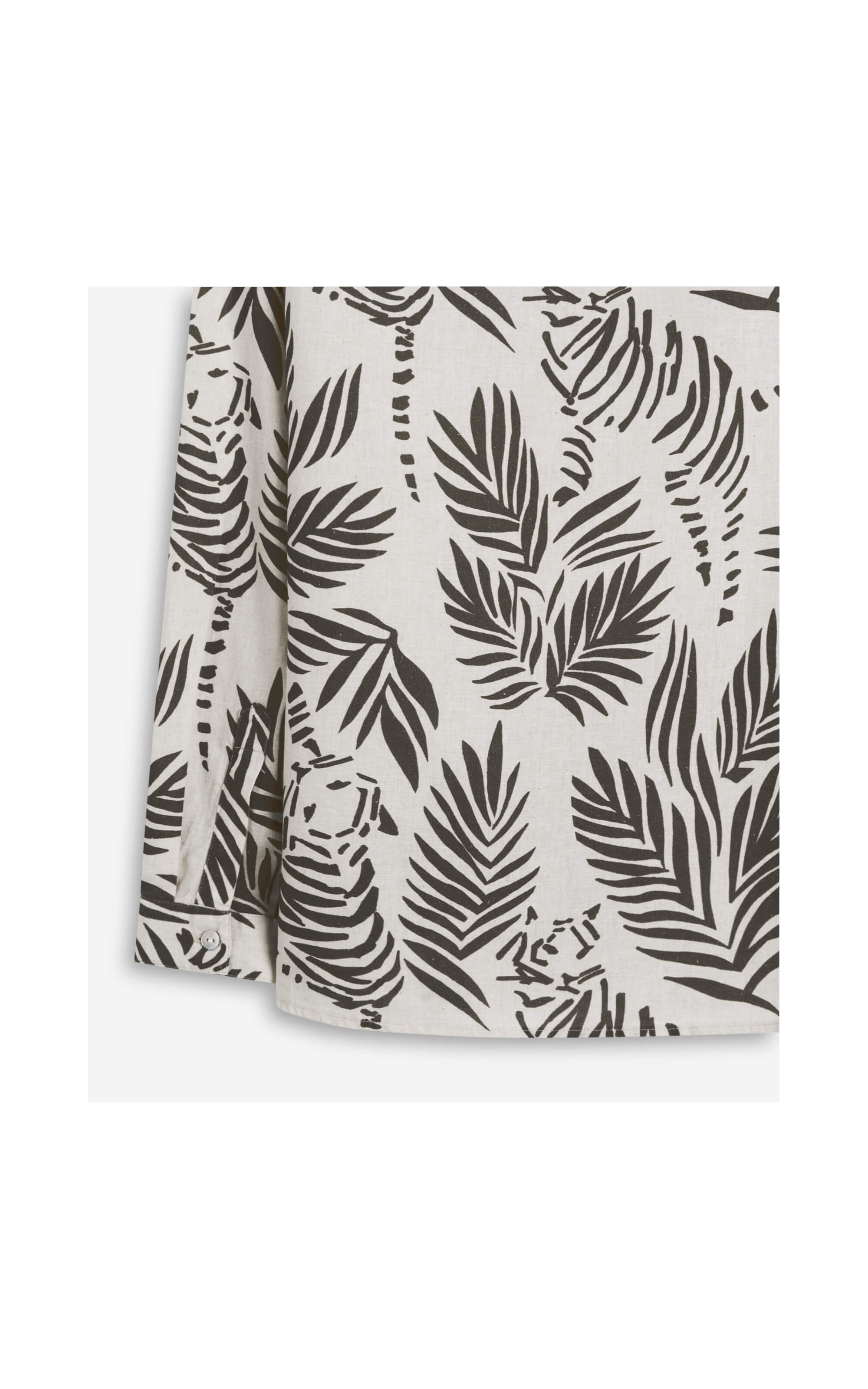 Blusa Linho  Pouso Tigre Verde Escuro