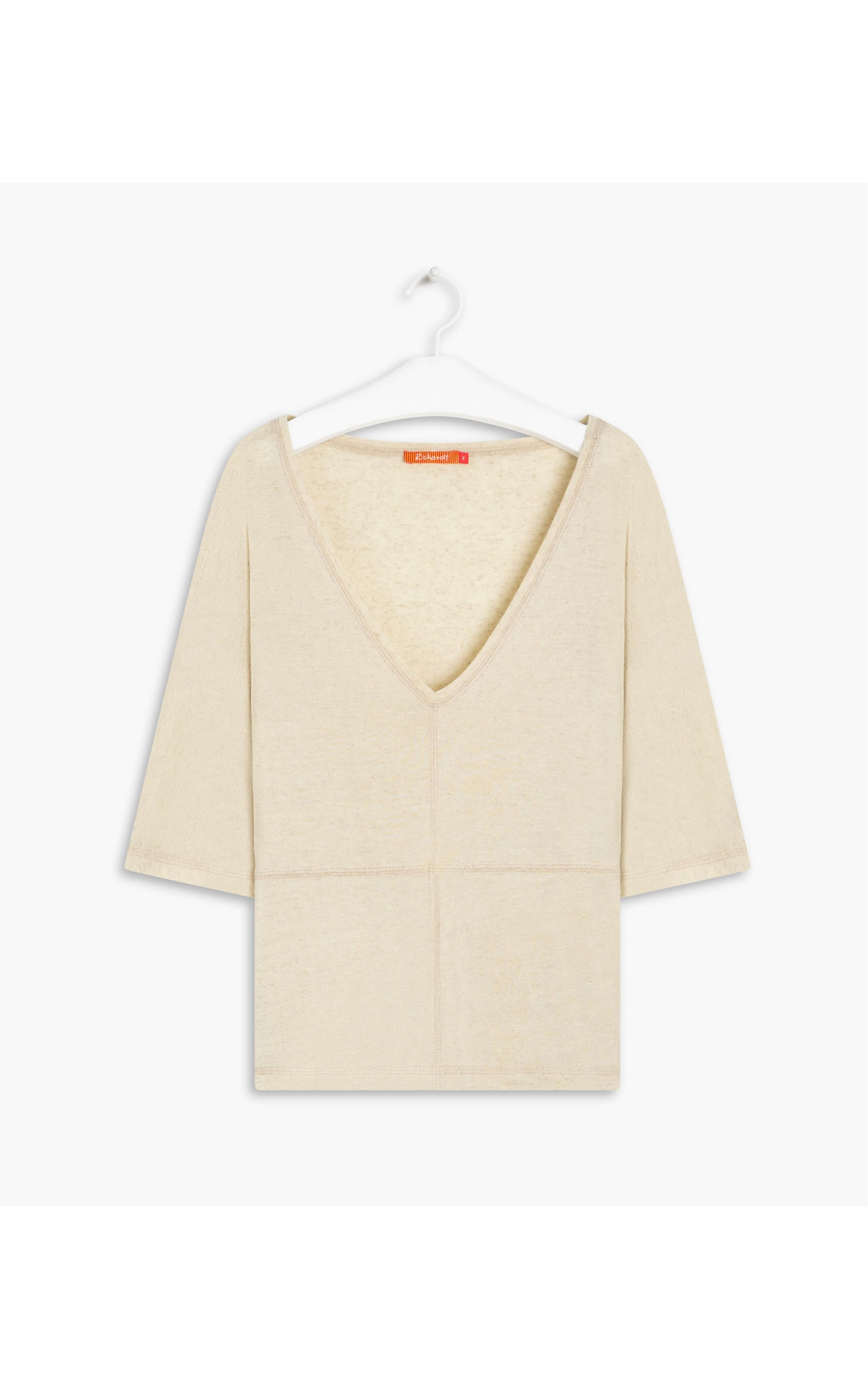 Blusa Linho  Raquel  Liso Natural