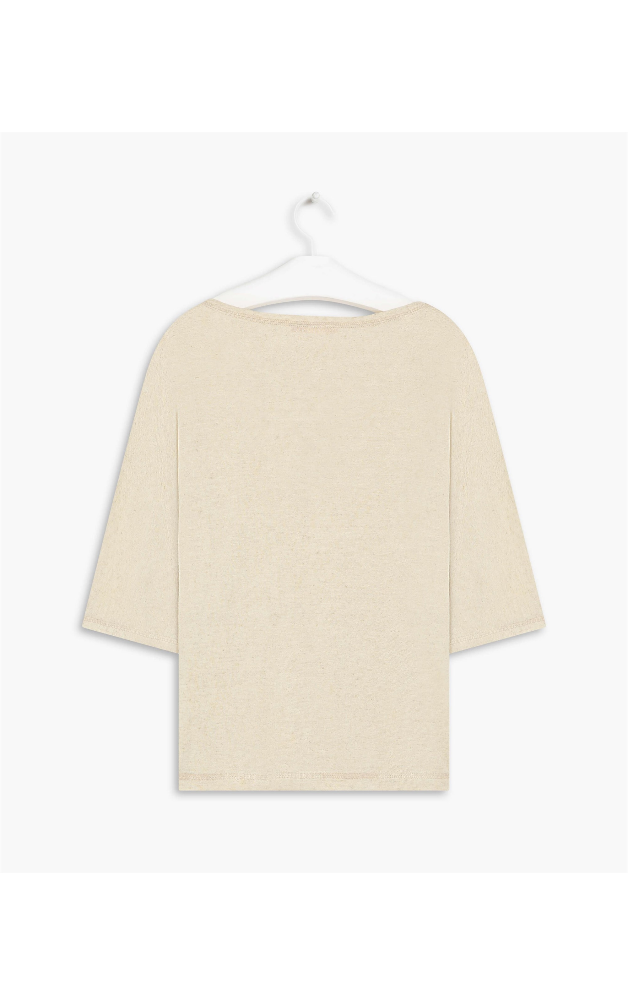 Blusa Linho  Raquel  Liso Natural