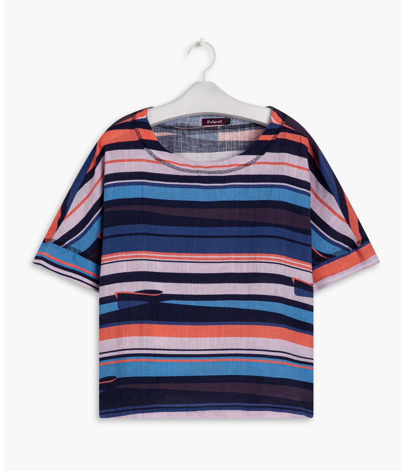 Blusa Linho  Rita Azul Bic
