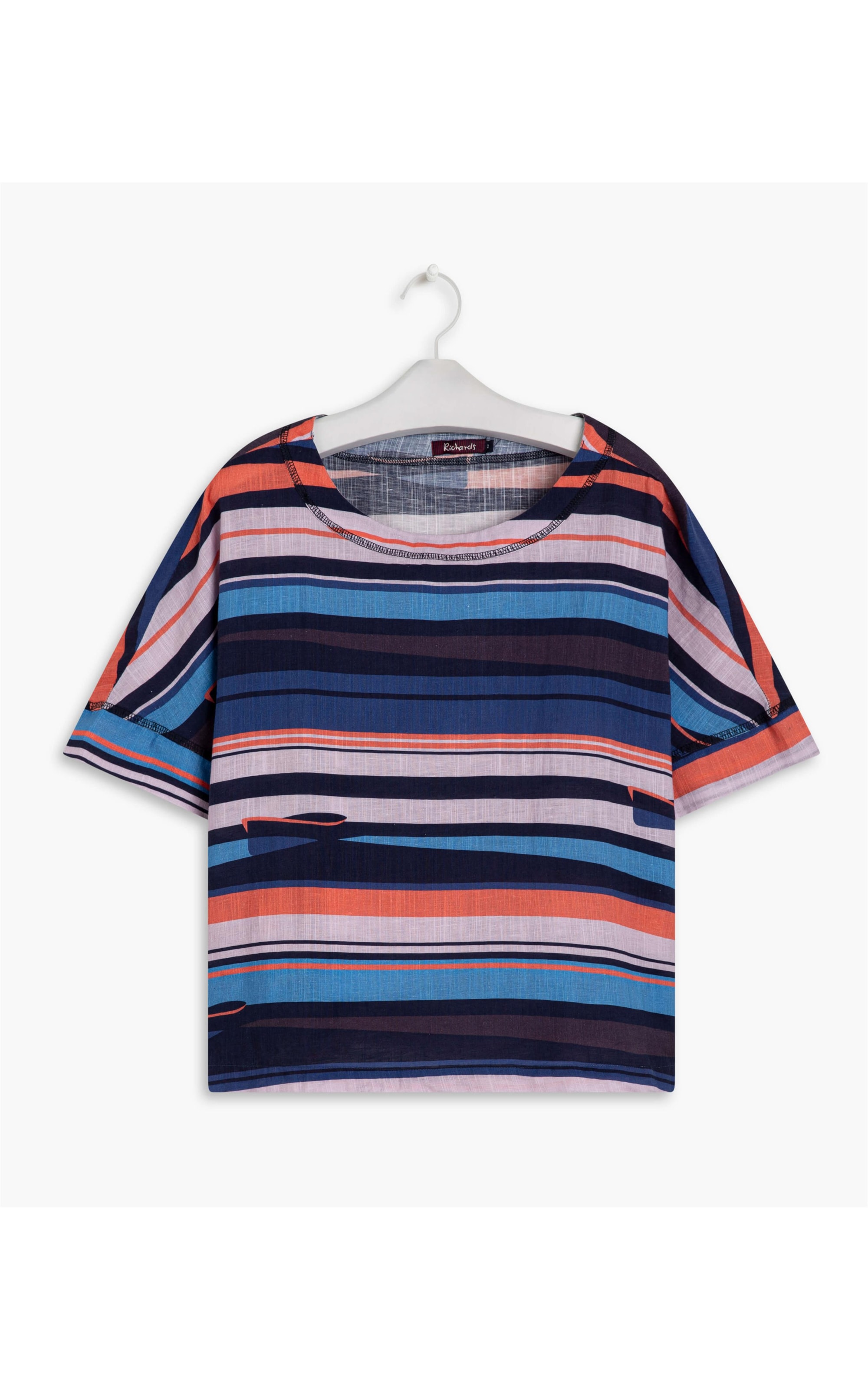 Blusa Linho  Rita Azul Bic