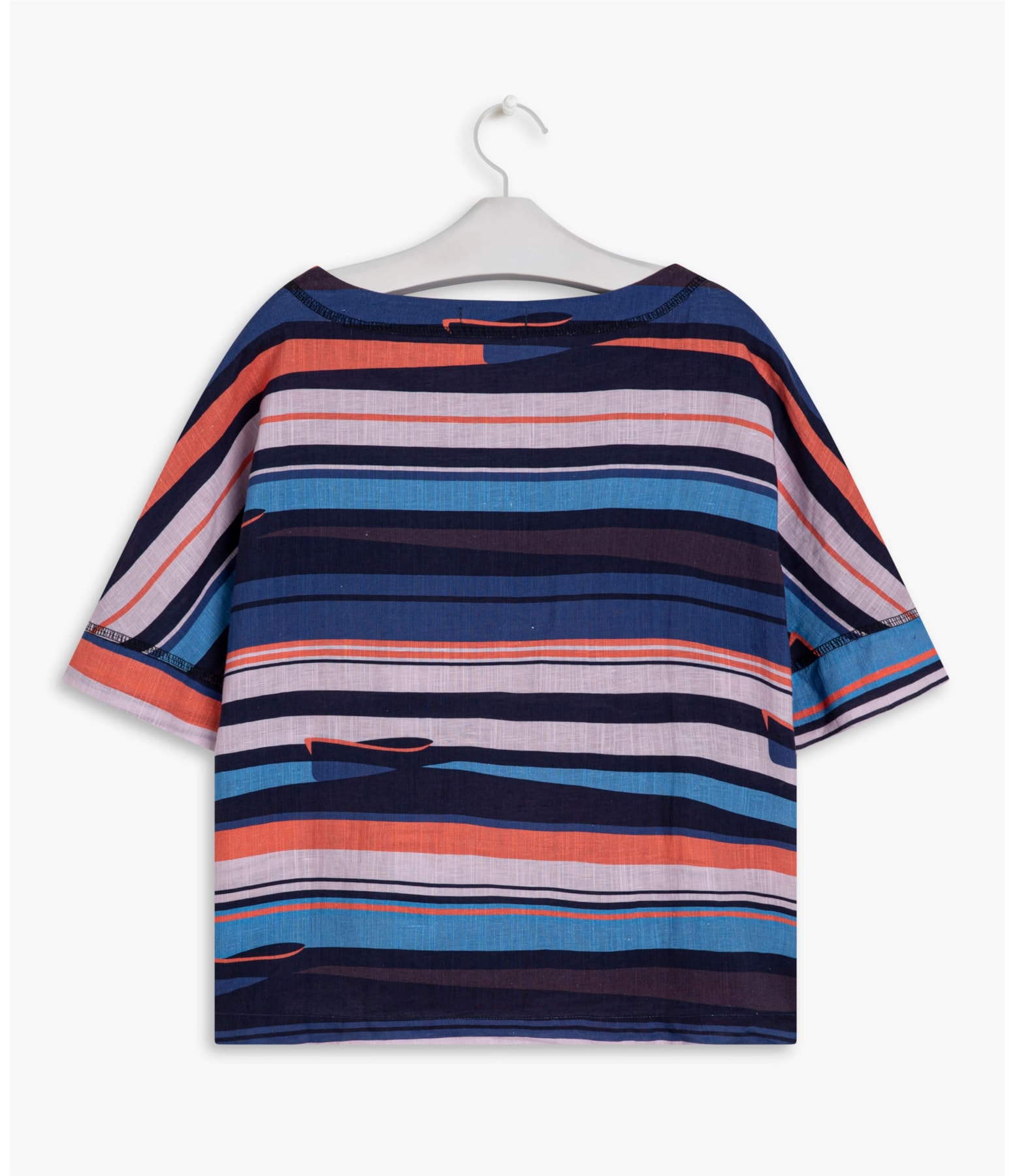 Blusa Linho  Rita Azul Bic