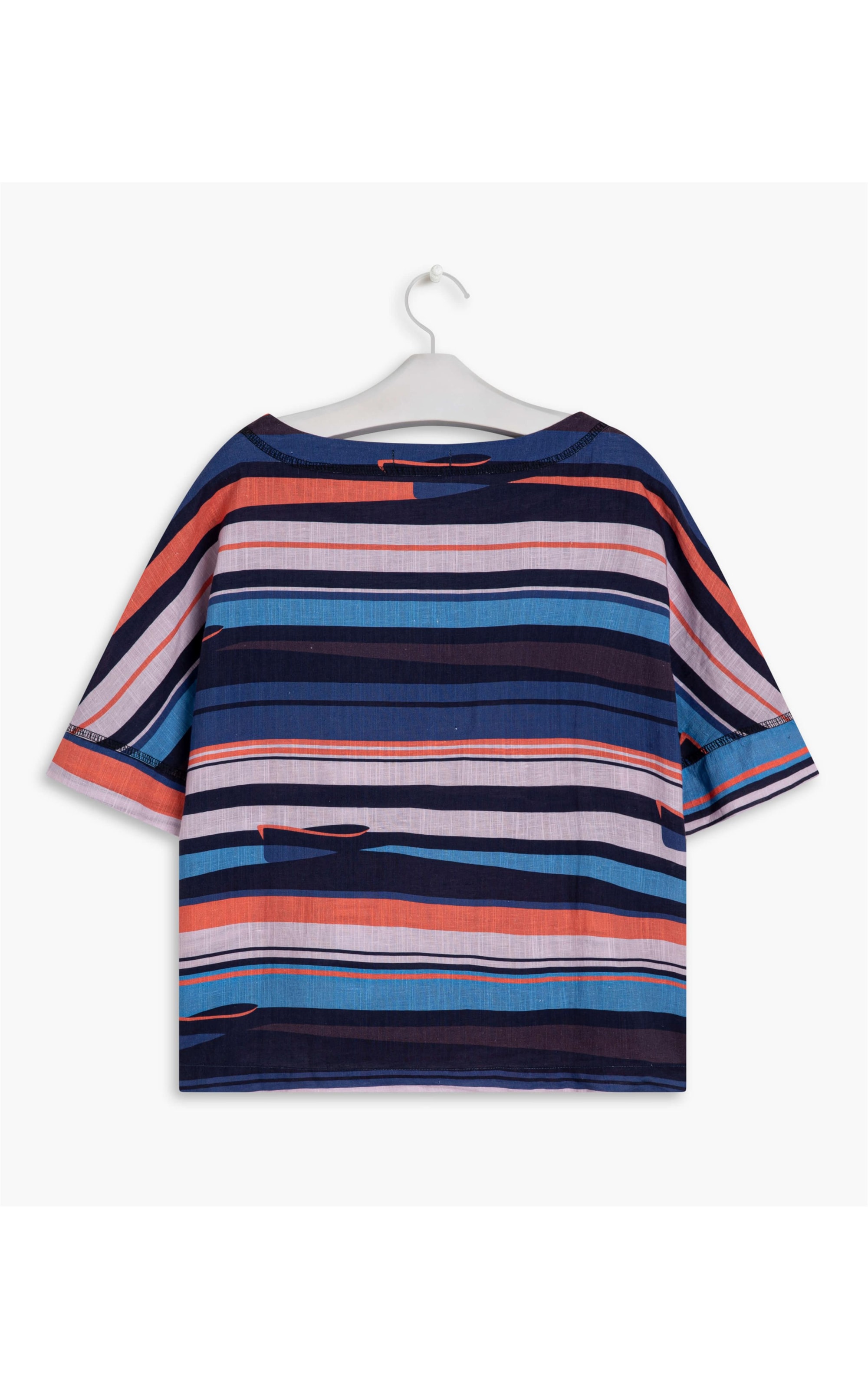 Blusa Linho  Rita Azul Bic