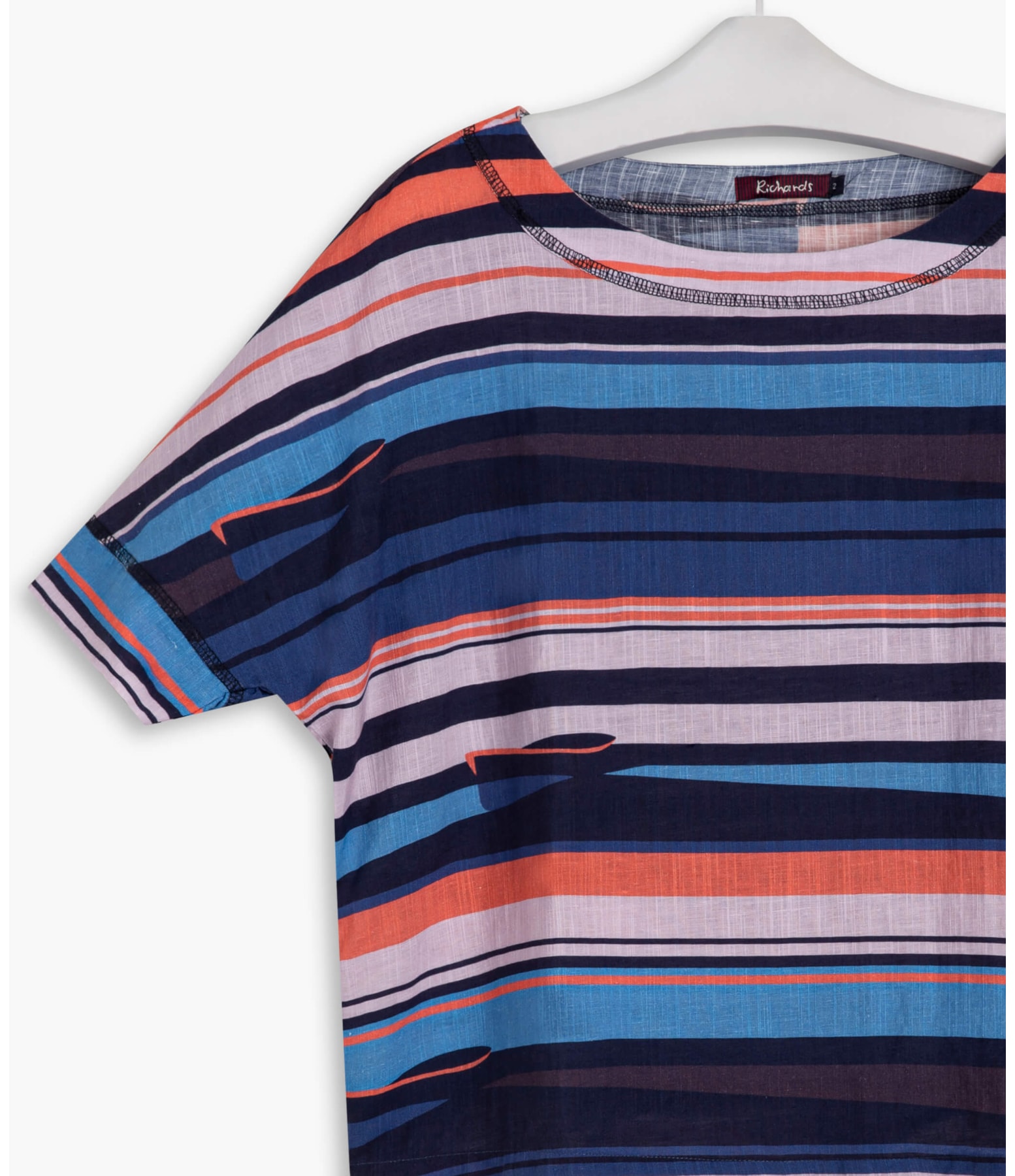 Blusa Linho  Rita Azul Bic