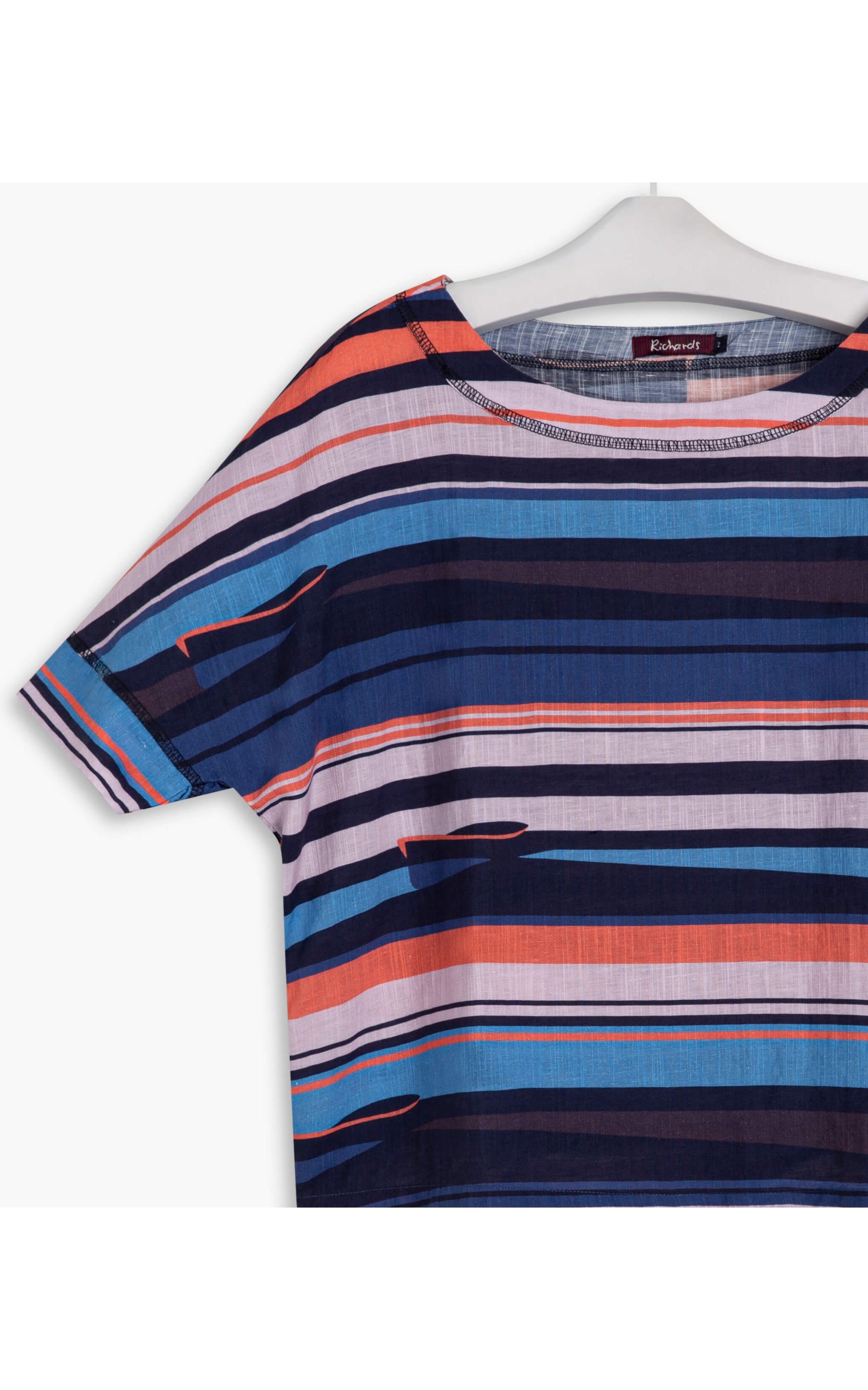 Blusa Linho  Rita Azul Bic