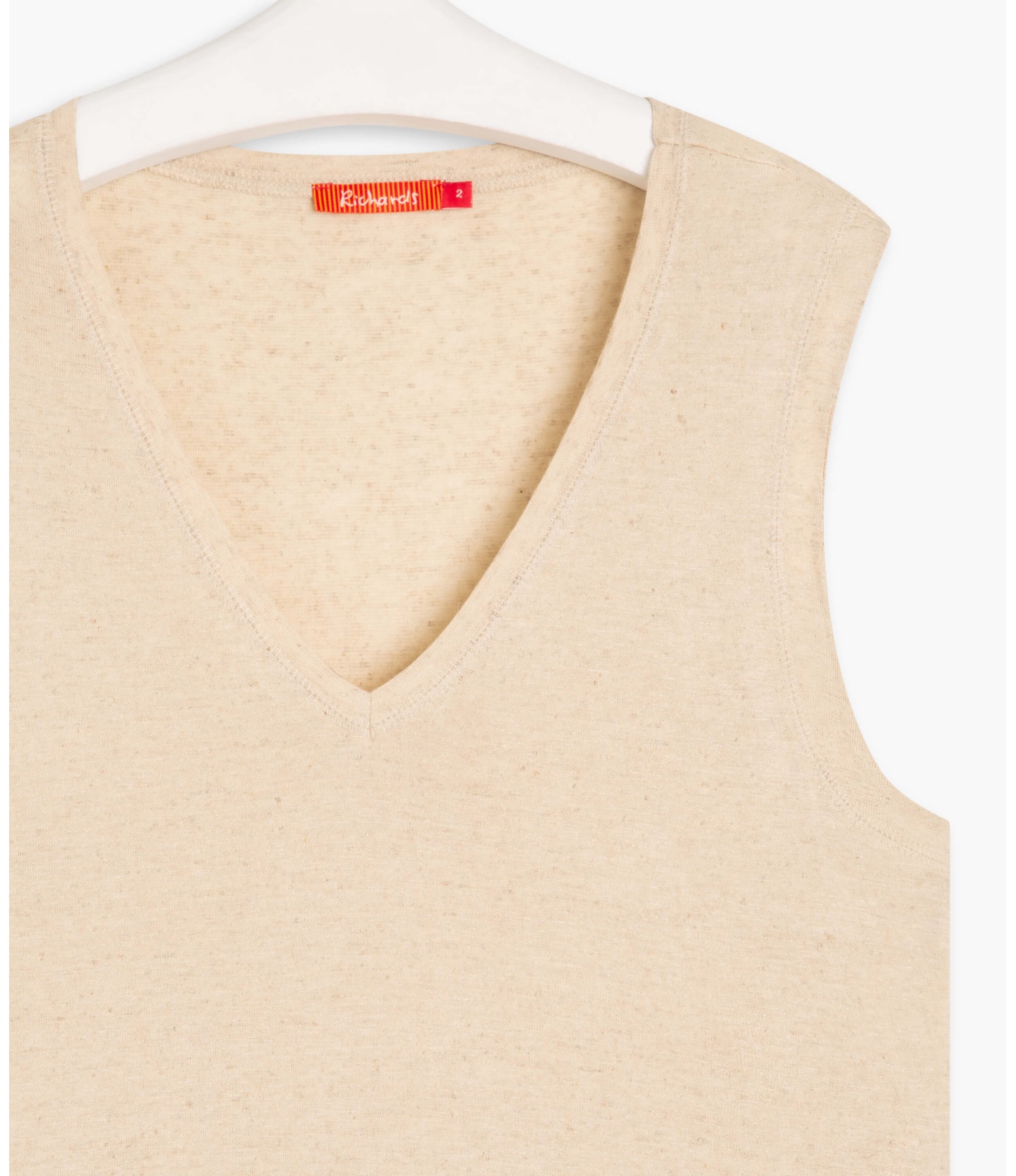 Blusa Linho  Rose  Liso Natural