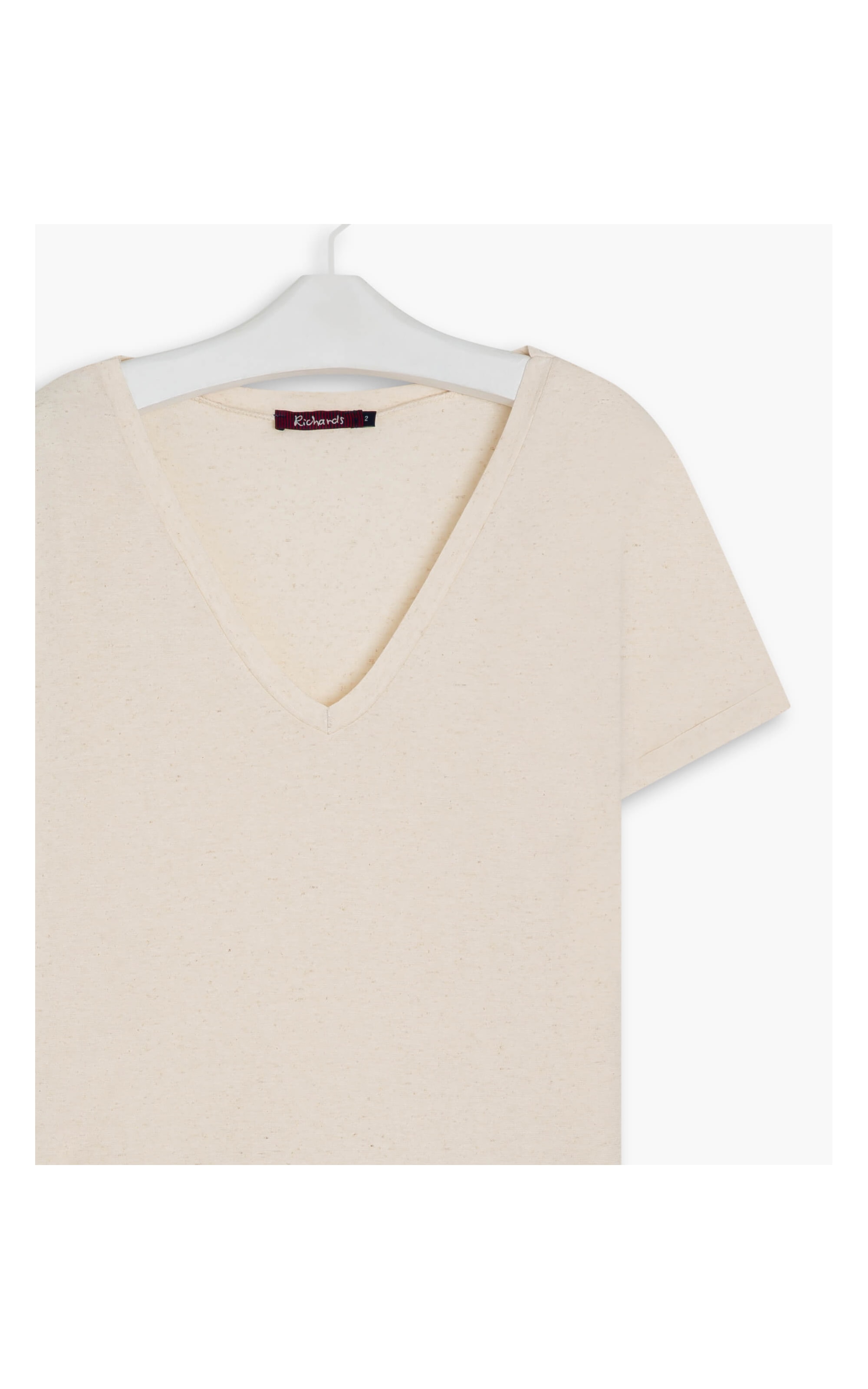 Blusa Linho  Rubi  Liso Natural