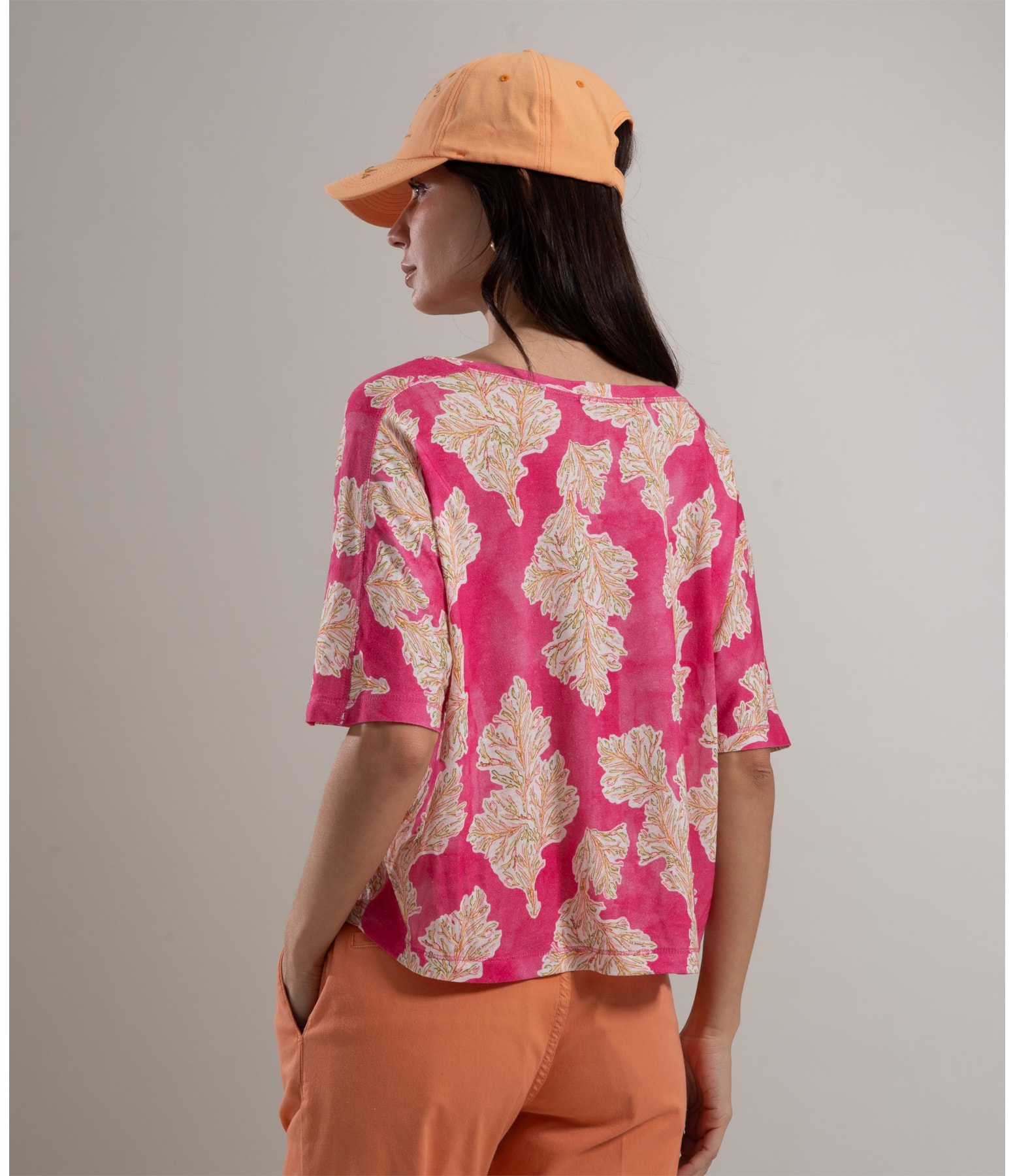 Blusa Linho  Salinas Algas  Pink