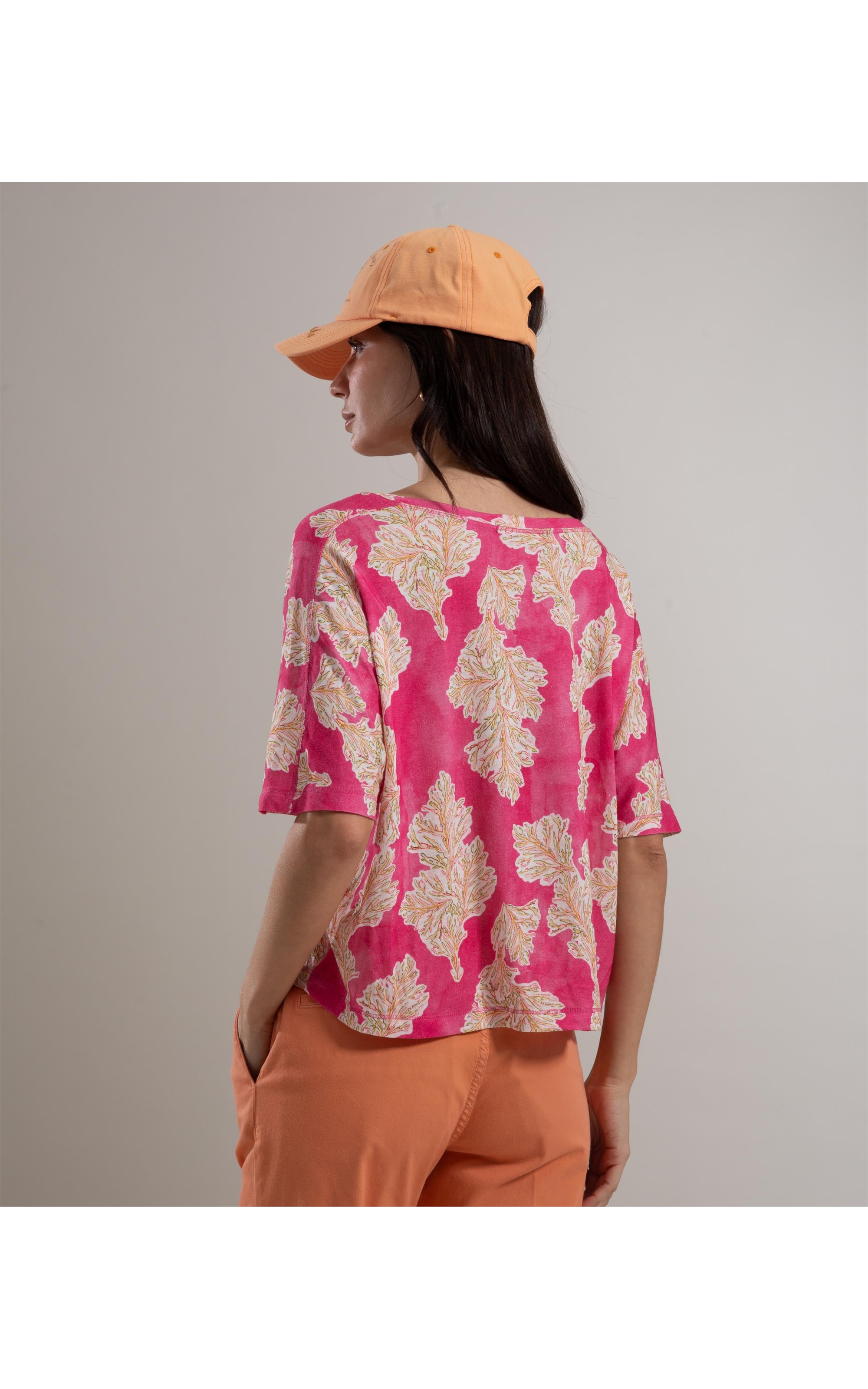 Blusa Linho  Salinas Algas  Pink