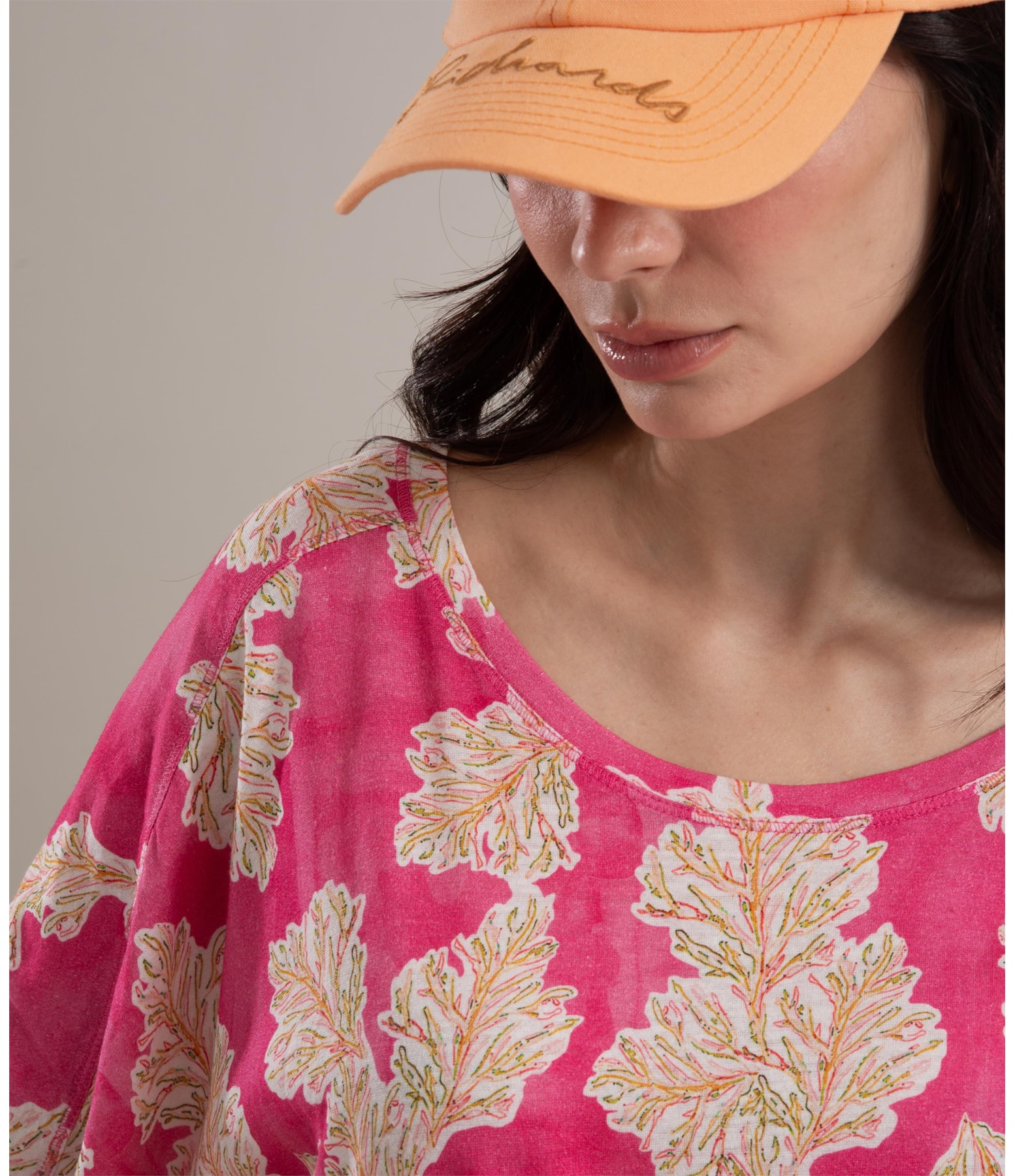Blusa Linho  Salinas Algas  Pink