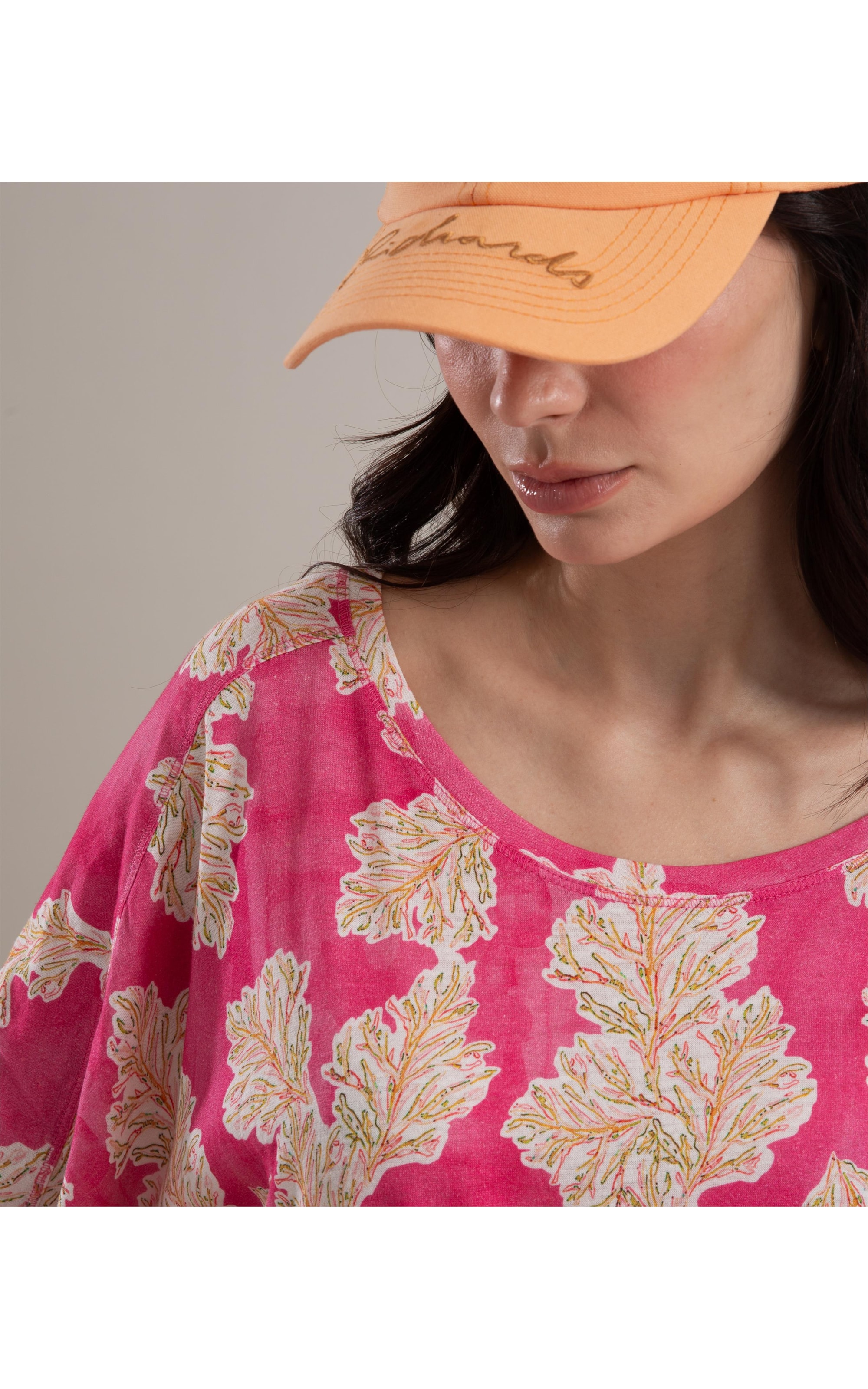 Blusa Linho  Salinas Algas  Pink