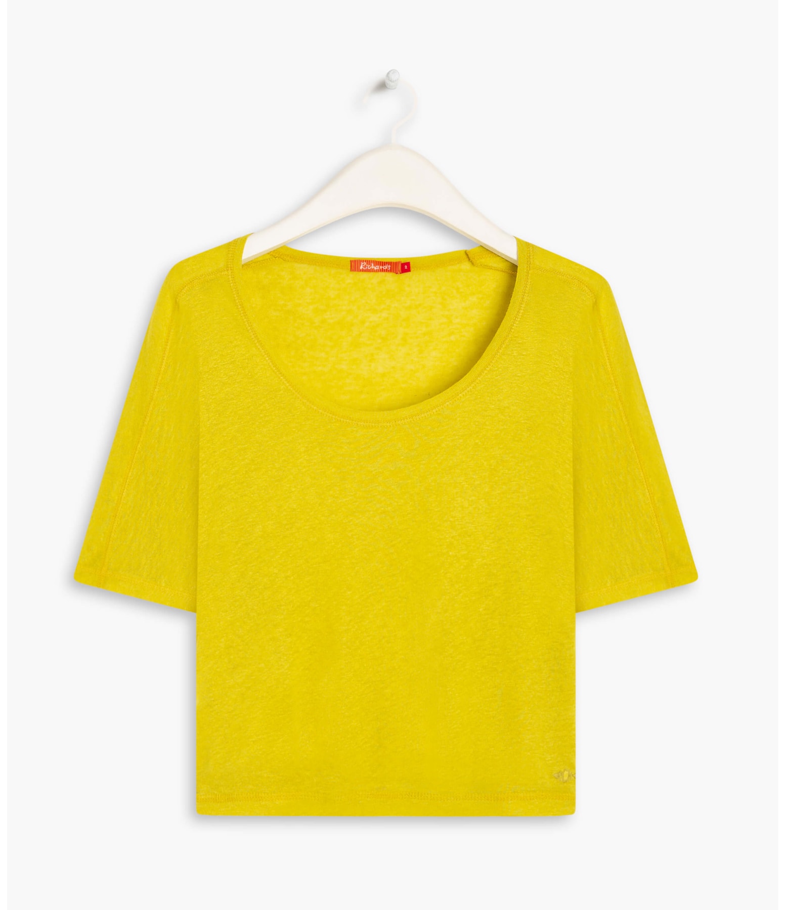 Blusa Linho  Salinas  Liso Lemon