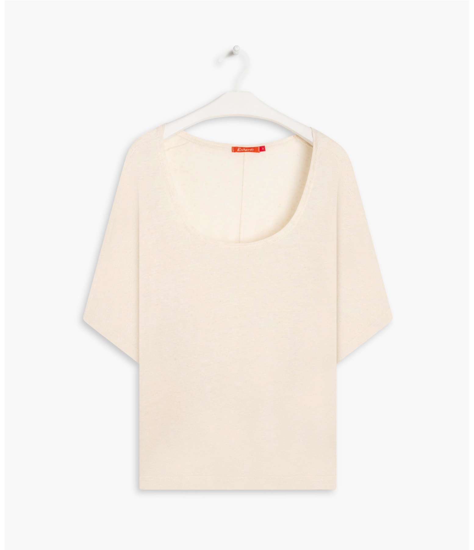 Blusa Linho  Salinas  Liso Natural