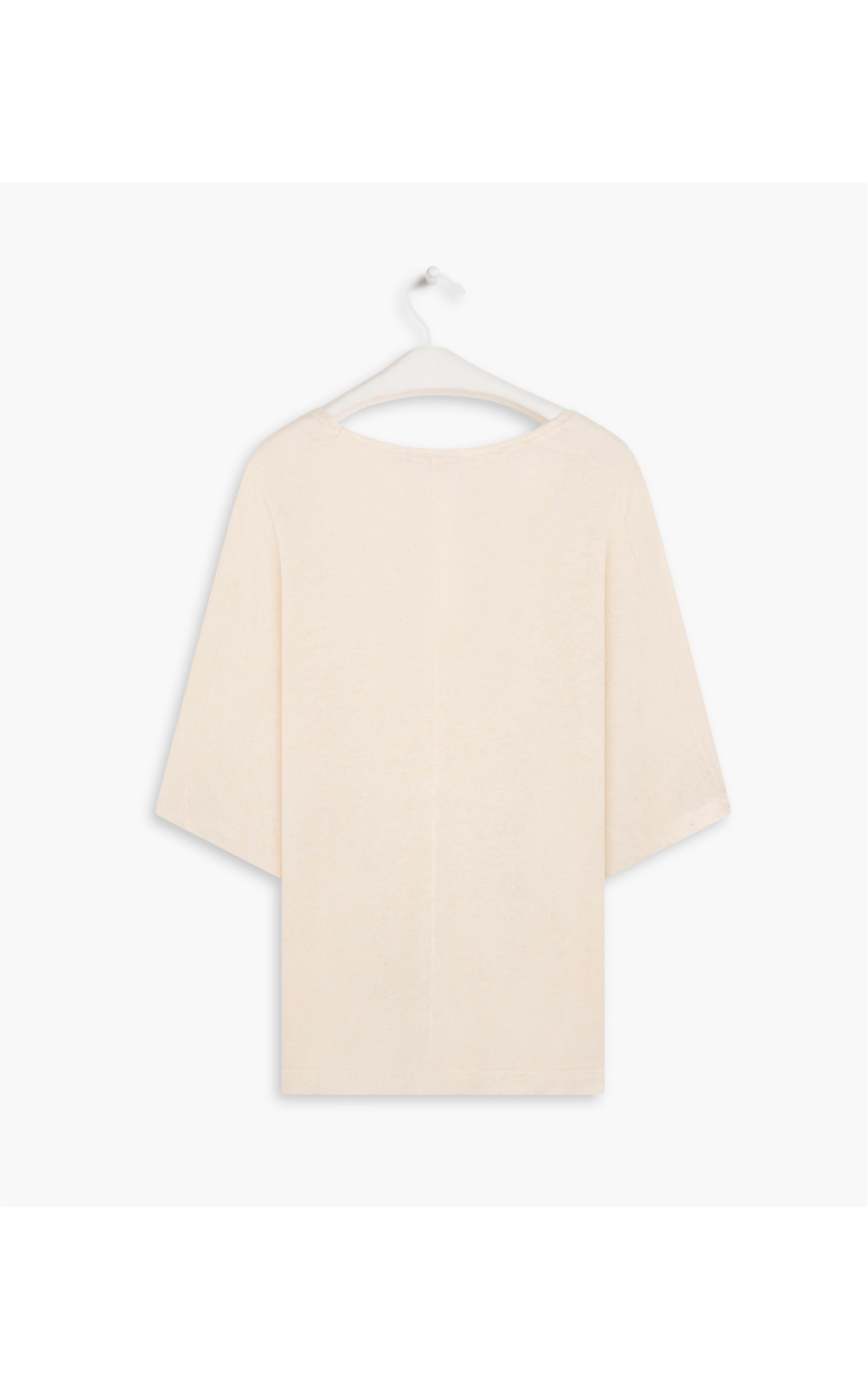 Blusa Linho  Salinas  Liso Natural