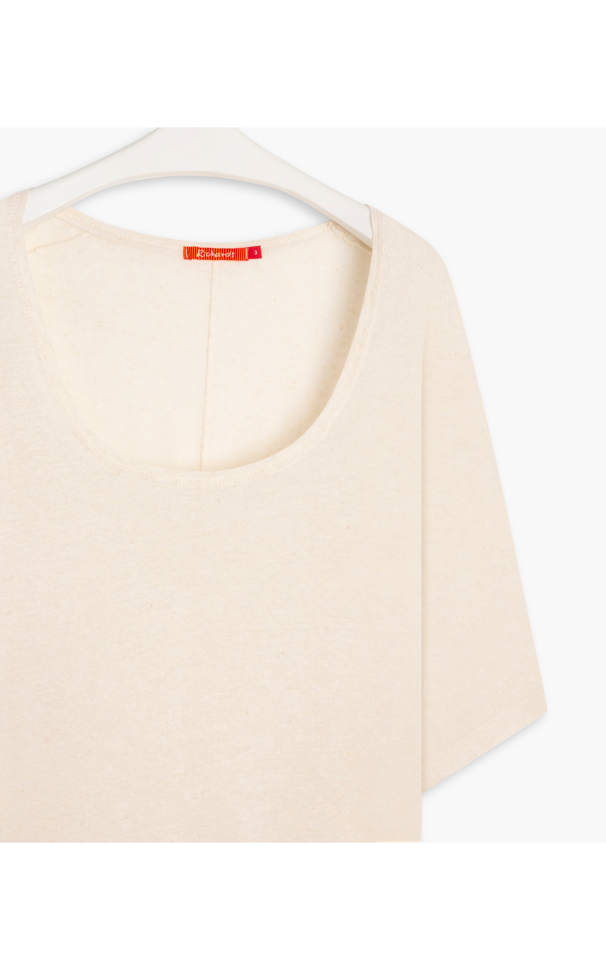Blusa Linho  Salinas  Liso Natural