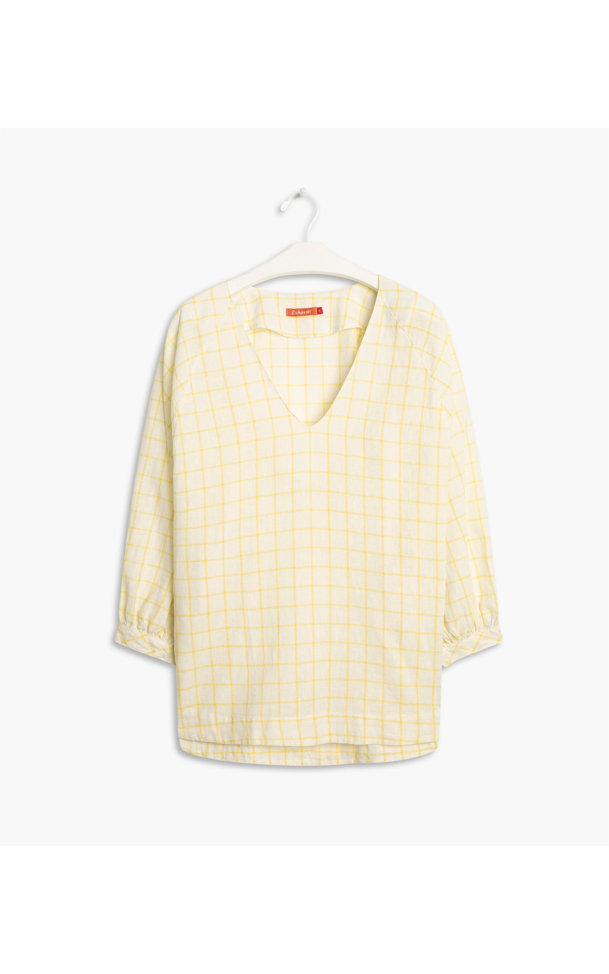 Blusa Linho    Susan Amarelo