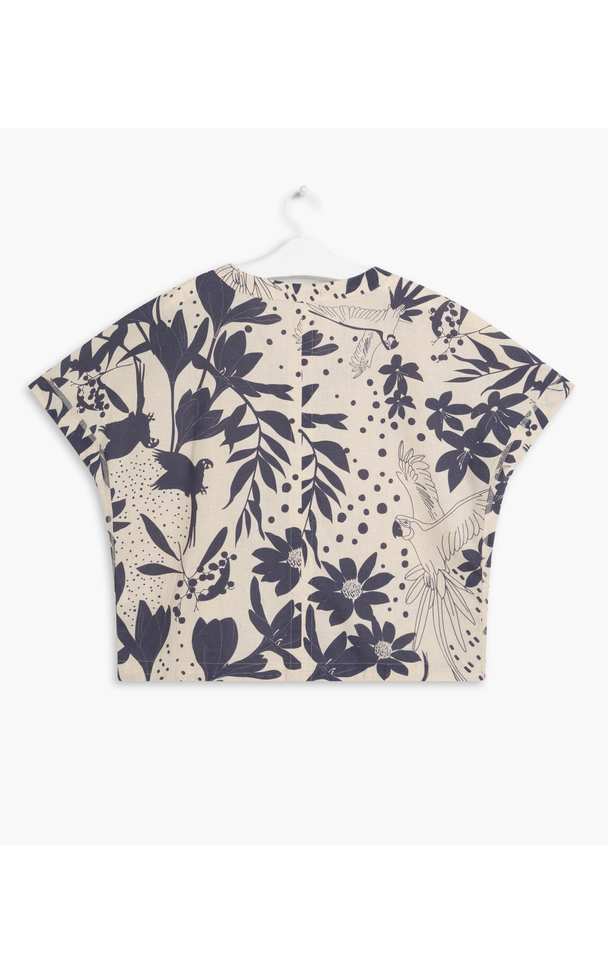 Blusa Linho  Tana Purple Blue