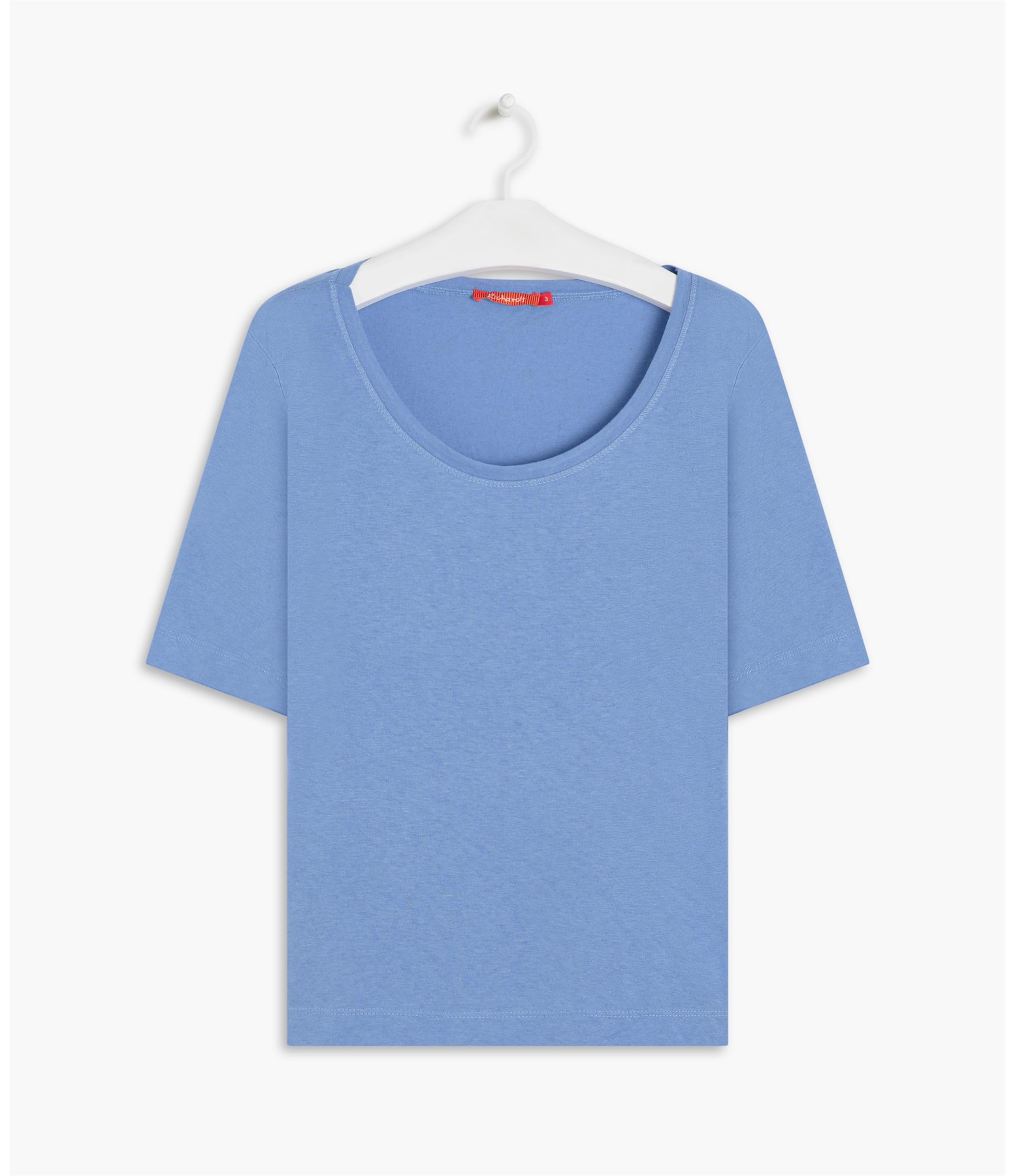 Blusa Linho  Ully Azul Chofer