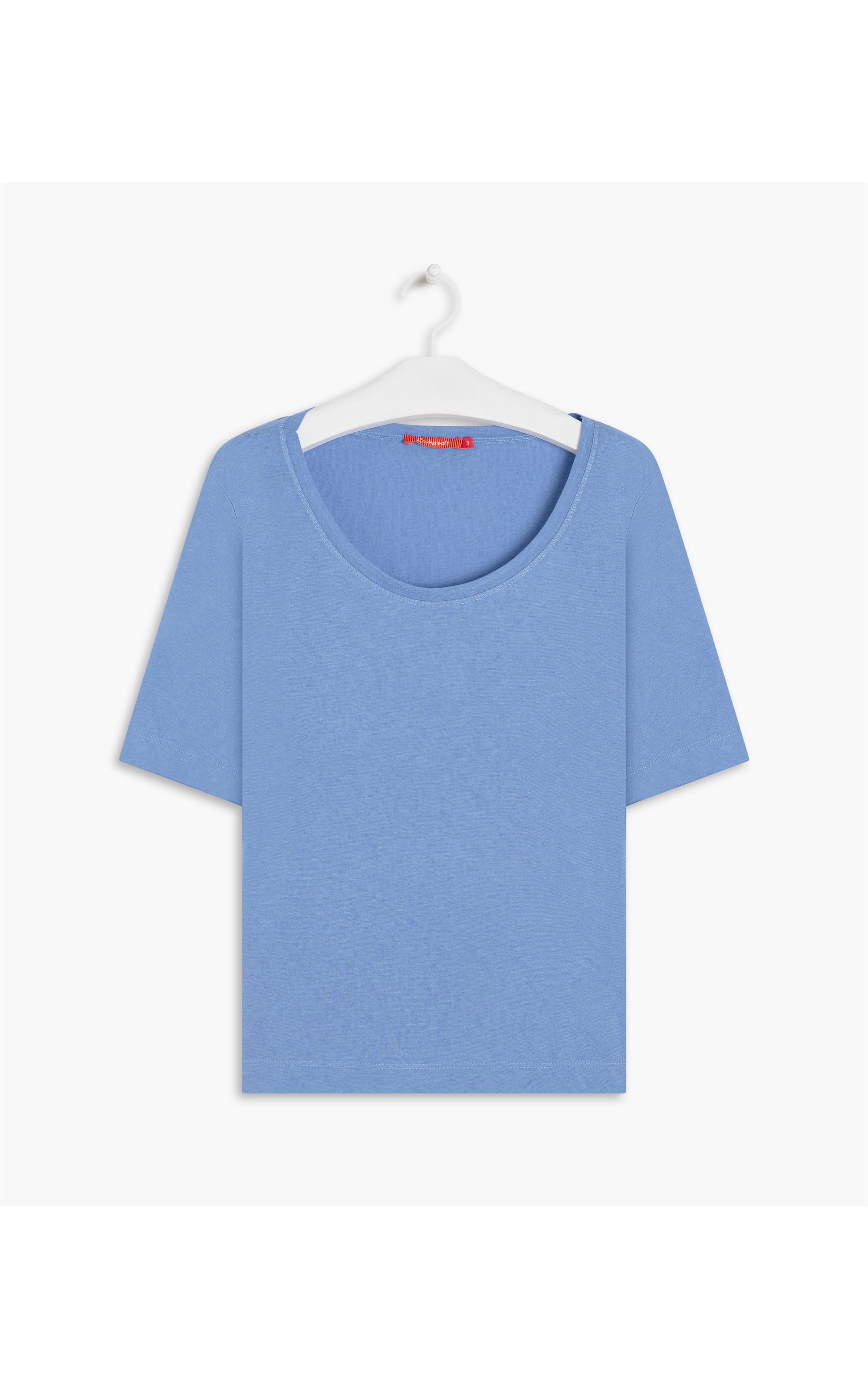 Blusa Linho  Ully Azul Chofer