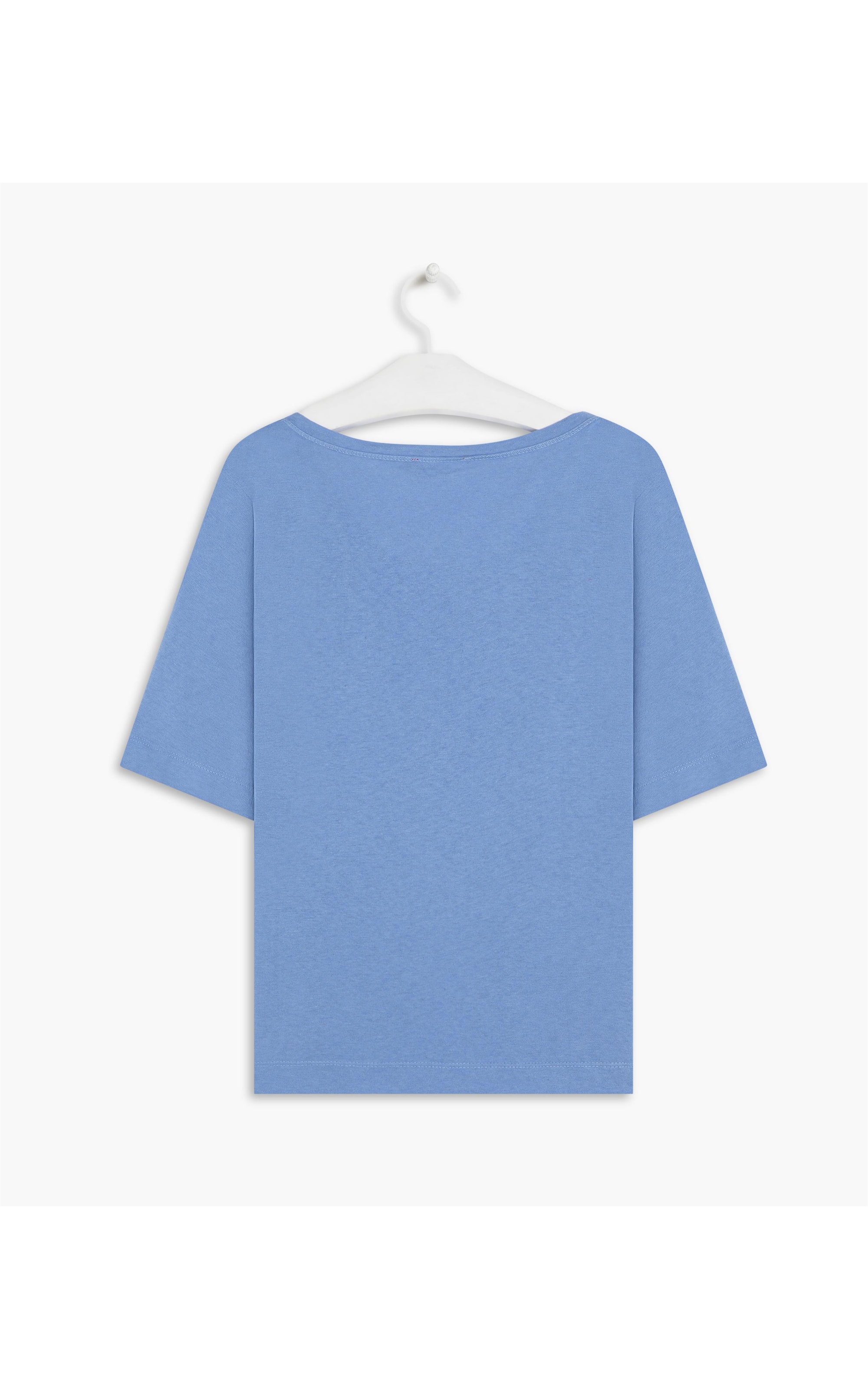 Blusa Linho  Ully Azul Chofer