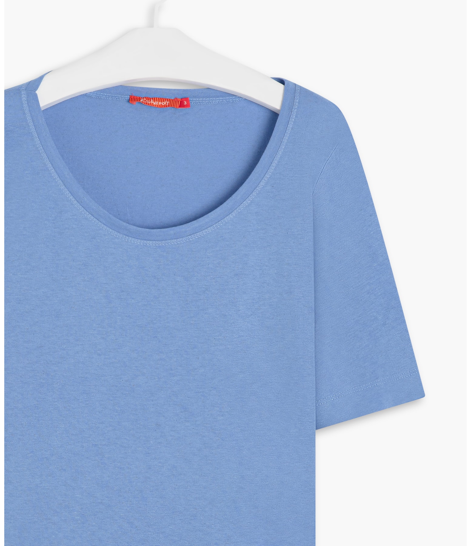 Blusa Linho  Ully Azul Chofer