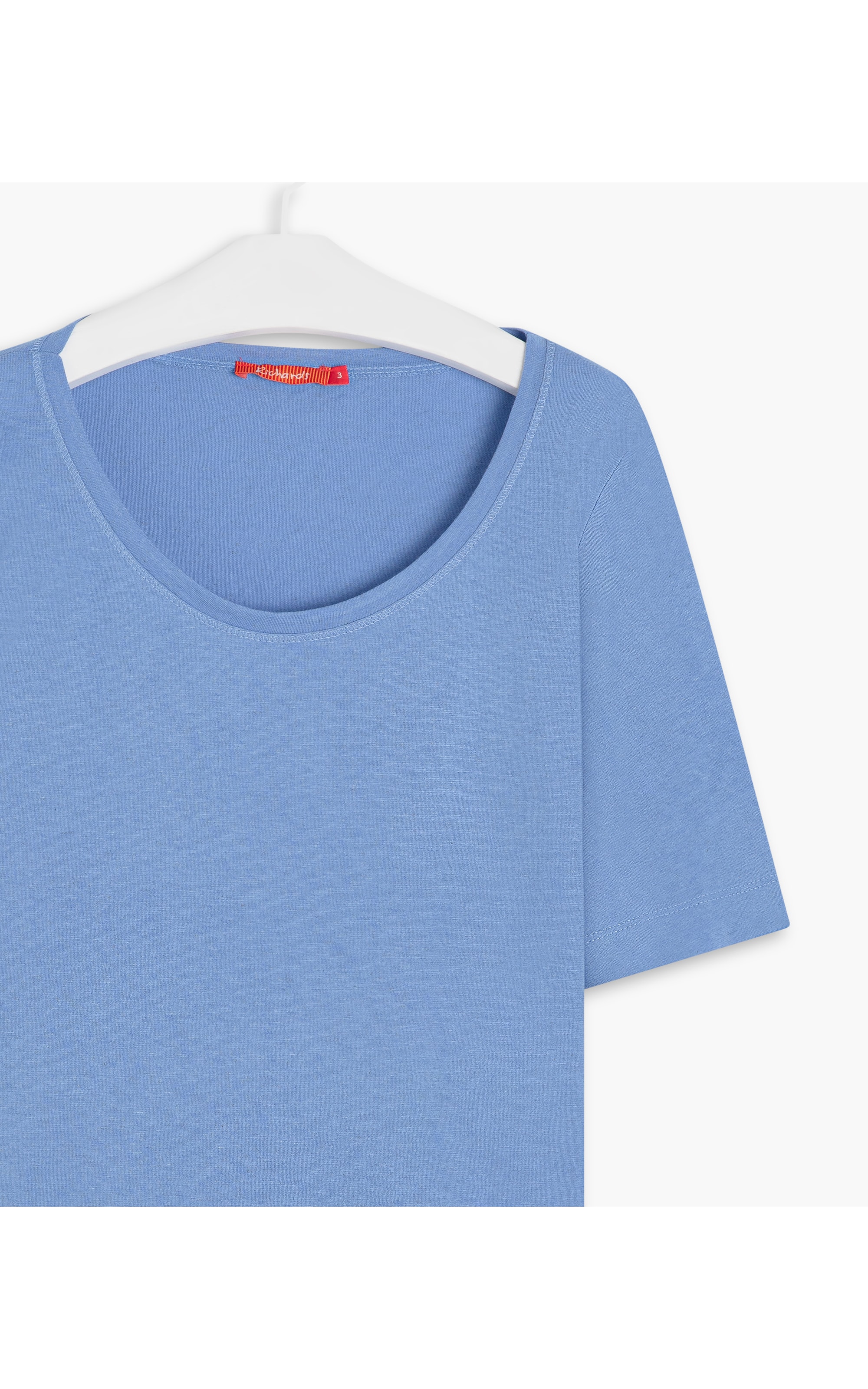Blusa Linho  Ully Azul Chofer
