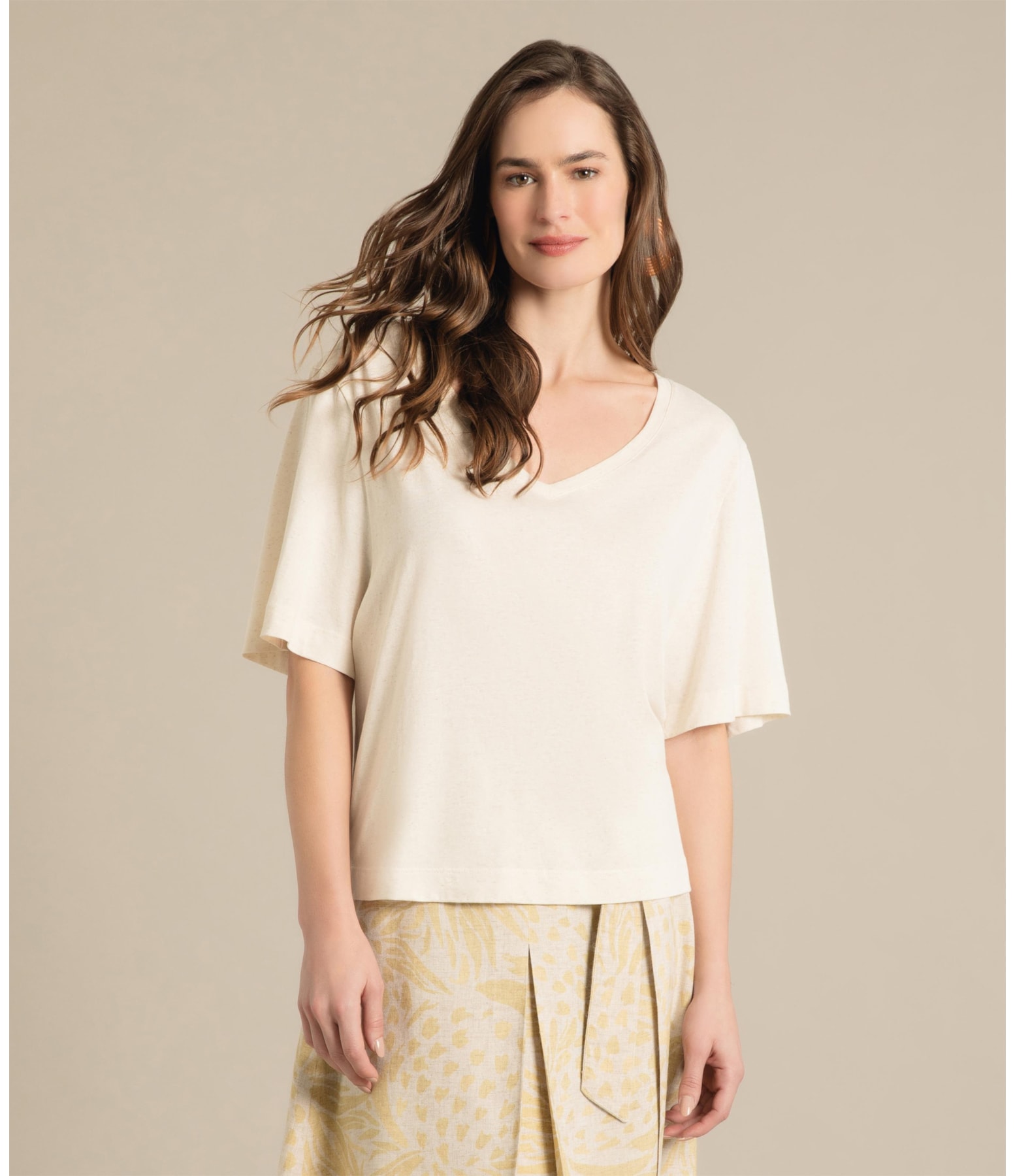 Blusa Linho  Ully Natural