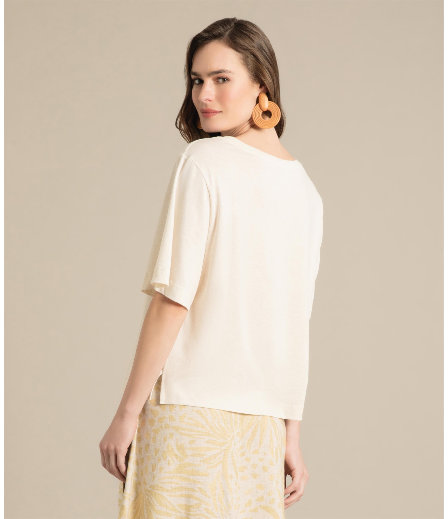 Blusa Linho  Ully Natural