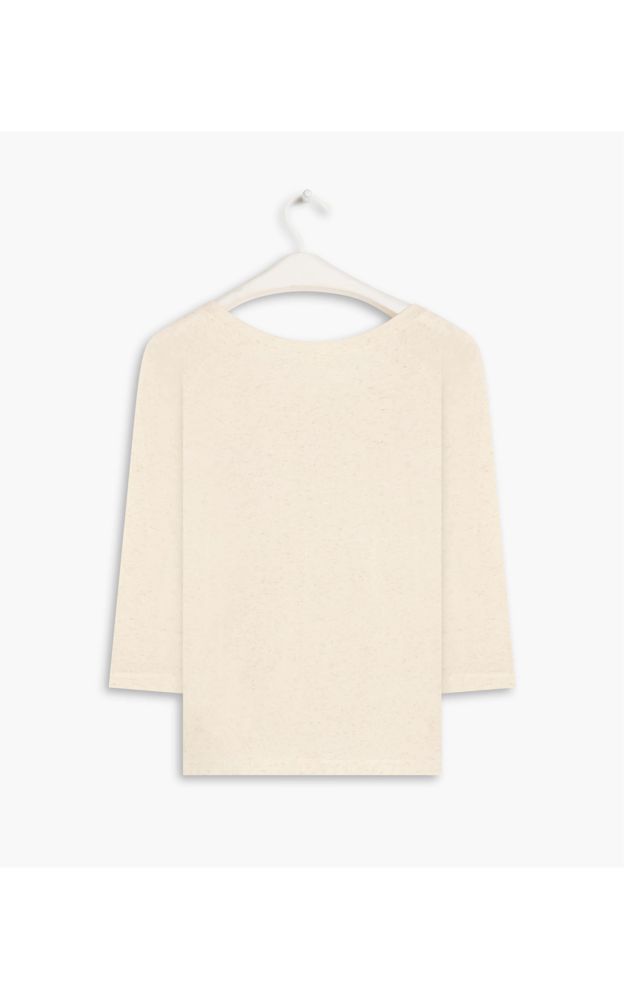 Blusa Linho  Yuna Estampa Conchas Natural