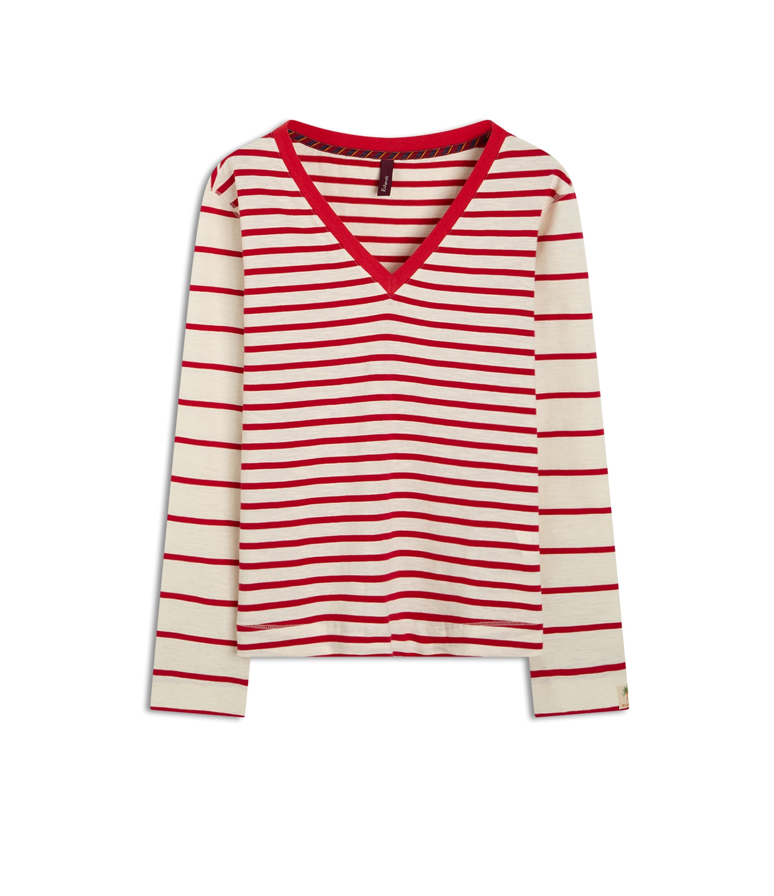 Blusa Listrada Ali Vermelho