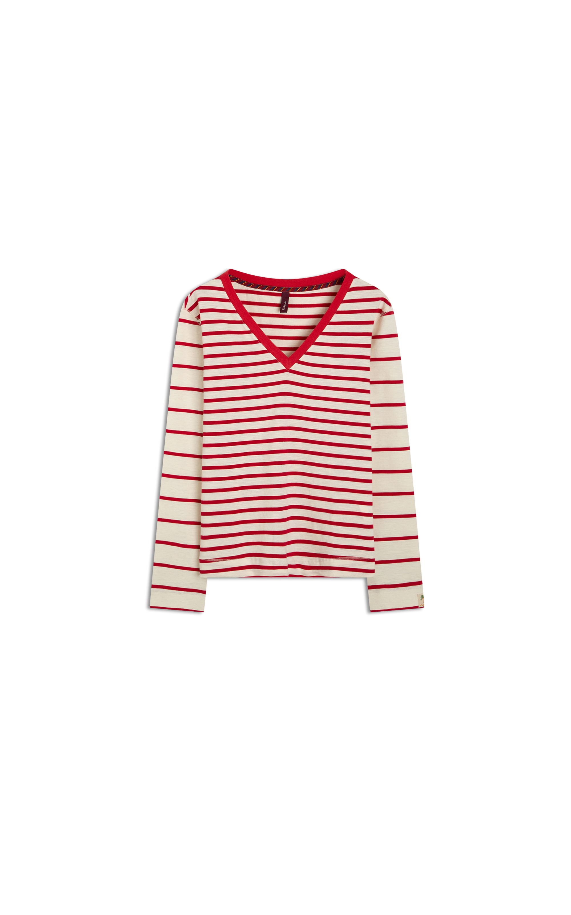 Blusa Listrada Ali Vermelho