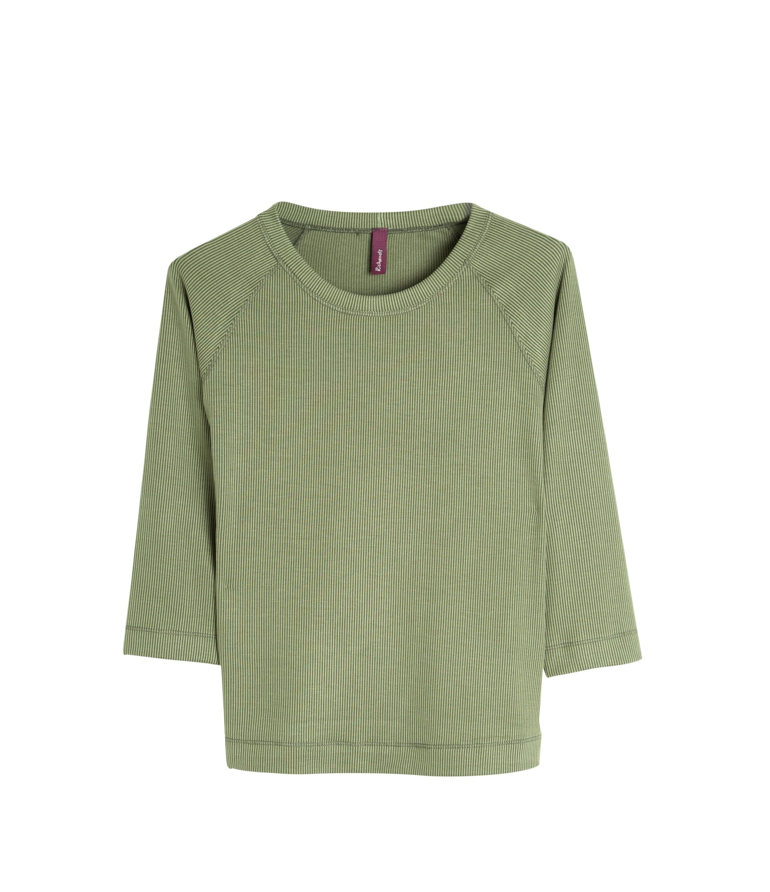  Blusa Lizz Listrada Ml Verde Oliva