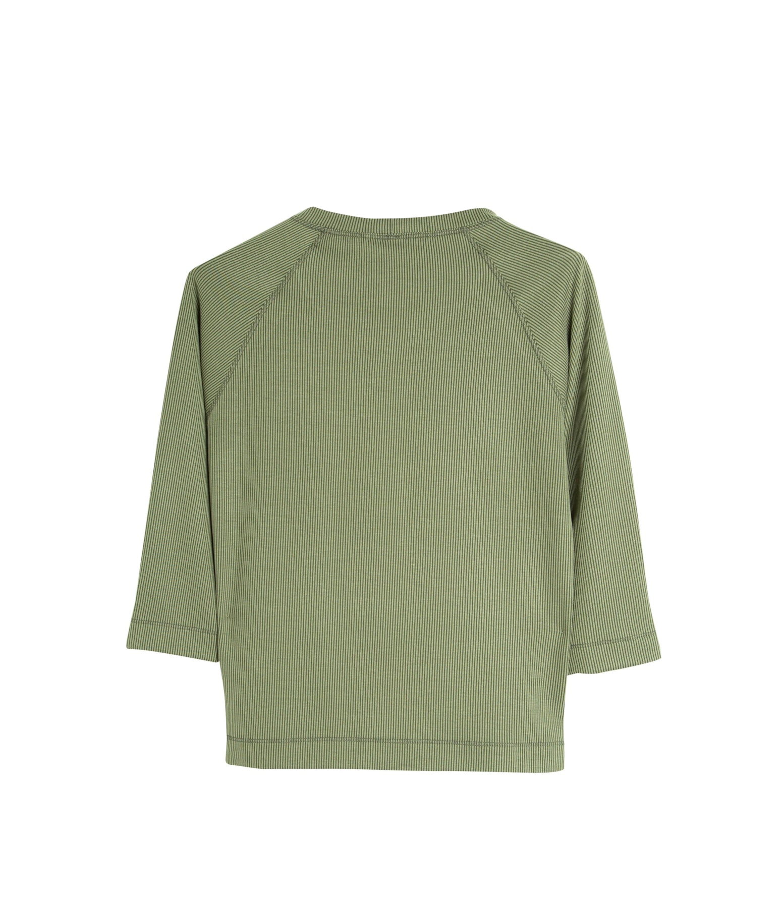  Blusa Lizz Listrada Ml Verde Oliva