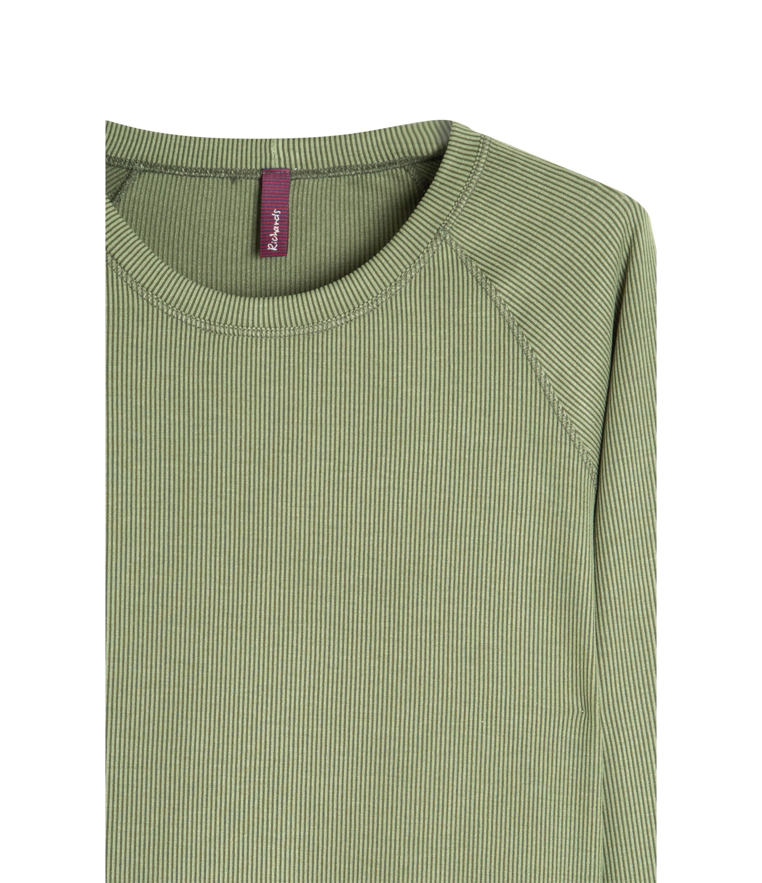  Blusa Lizz Listrada Ml Verde Oliva