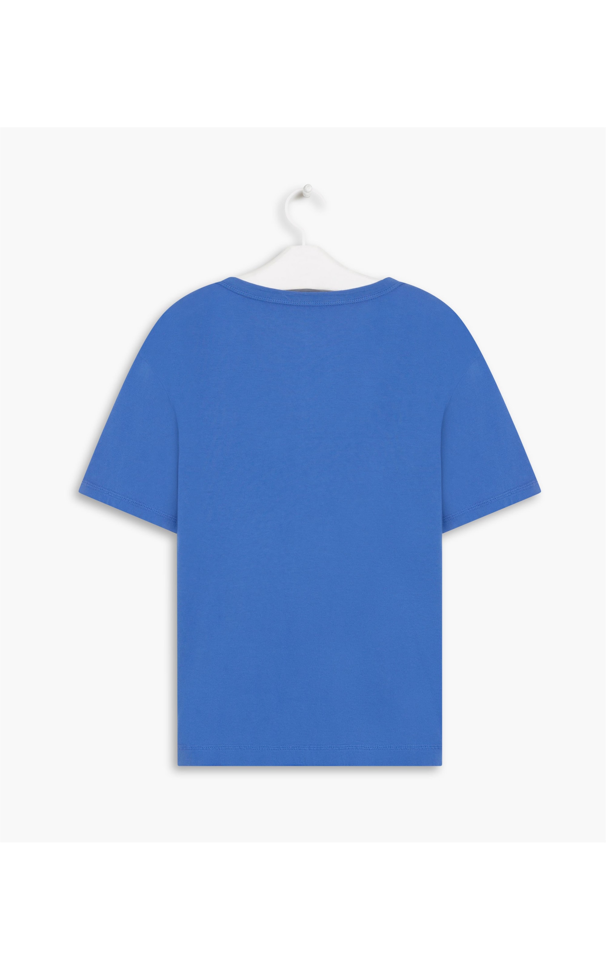 Blusa Lorena Estampa Brasão 7 Azul Bic