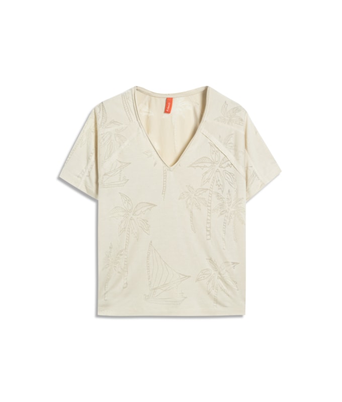 Blusa Luisa Devore Off White