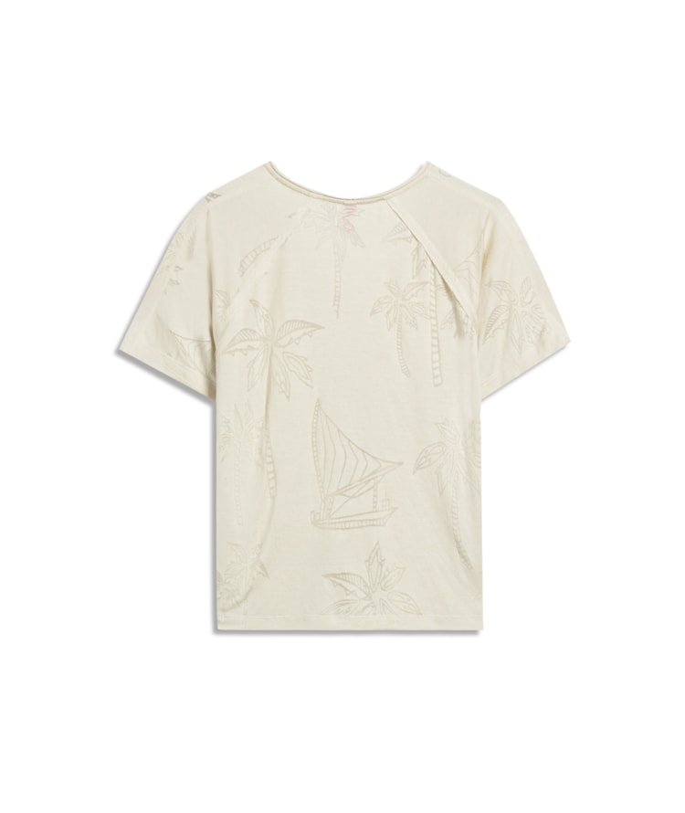 Blusa Luisa Devore Off White