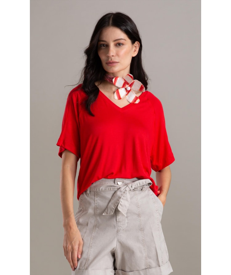 Blusa Luisa Vermelho