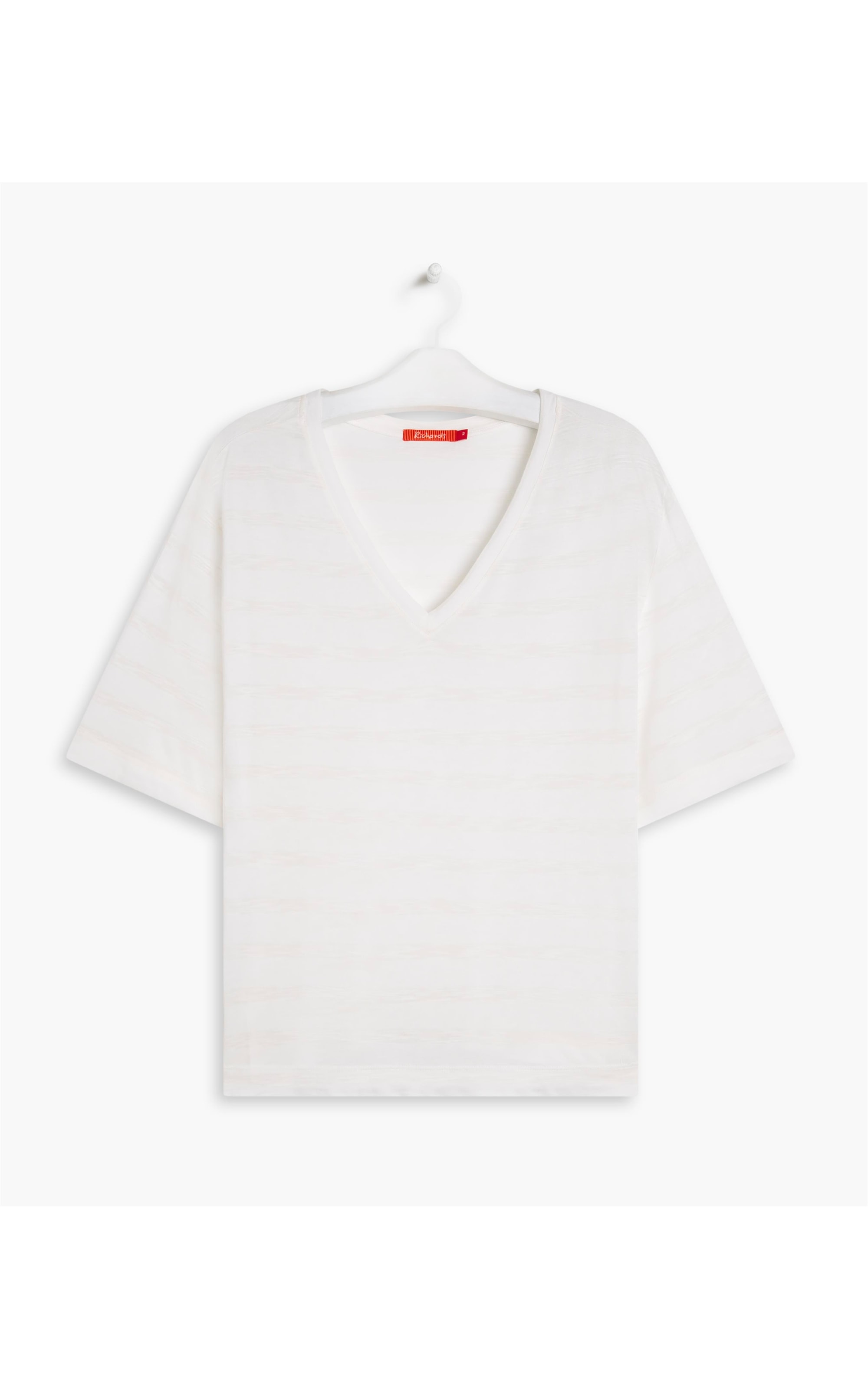 Blusa Lys 7/8 Listrada Off White