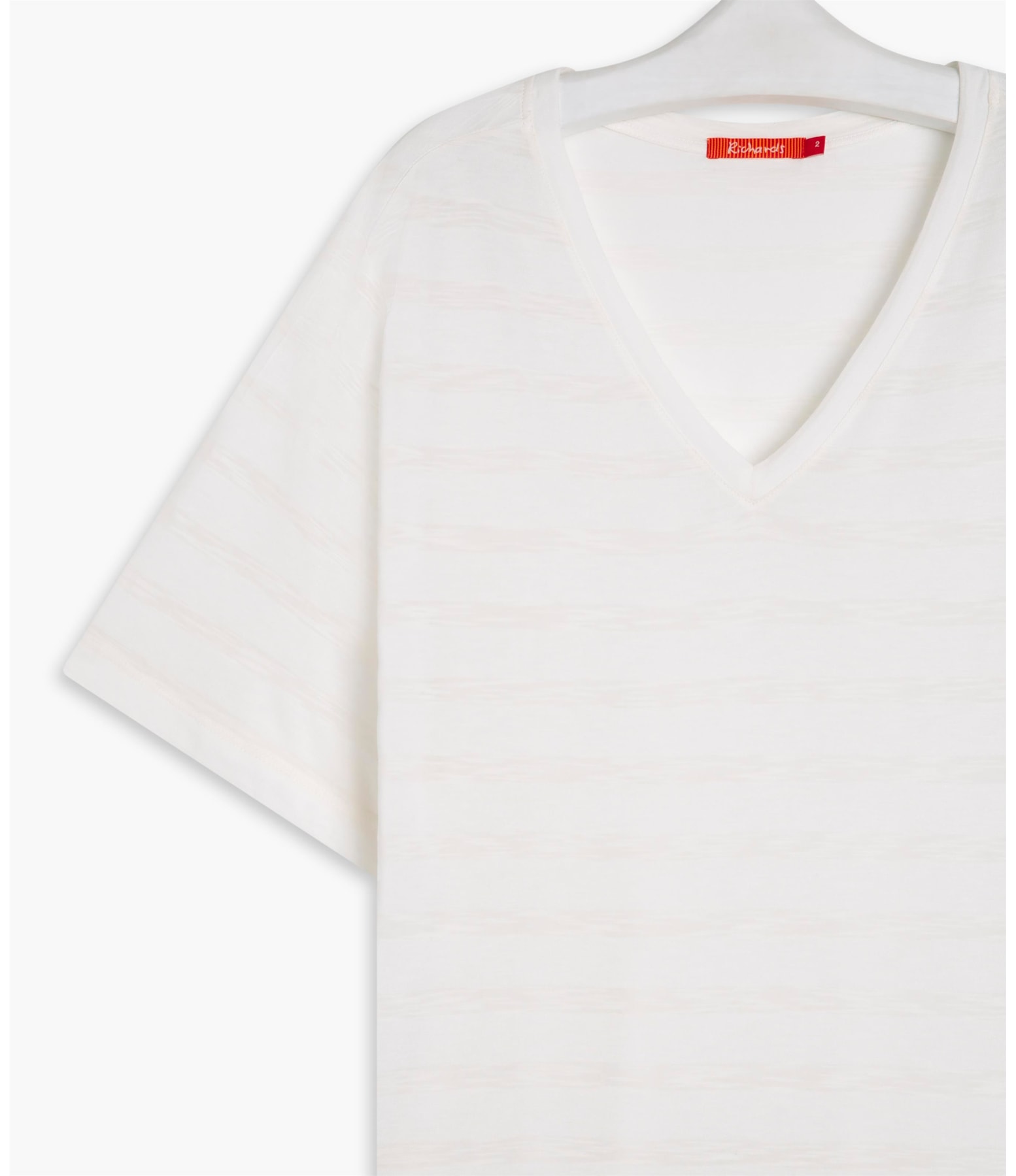 Blusa Lys 7/8 Listrada Off White